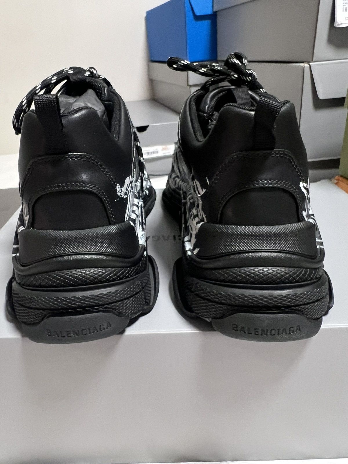 Balenciaga Balenciaga DIY Metal Black Triple S Size US 12 / EU 45 - 5 Thumbnail