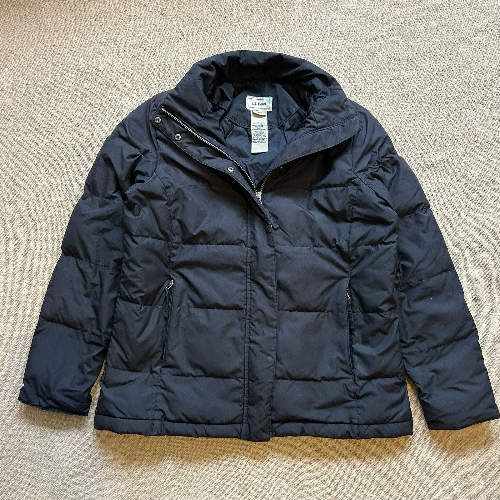 L.L. Bean Ll Bean Goose Down Quilted Puffer Full Zip Jacket Small Size S / US 4 / IT 40 - 1 Thumbnail