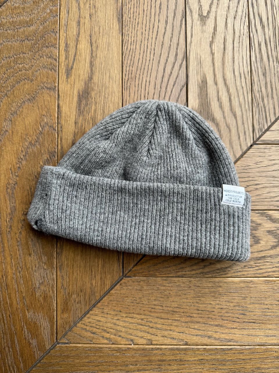 Norse Projects [OS] Standard Merino Lambswool Beanie in Grey Size ONE SIZE - 1 Thumbnail