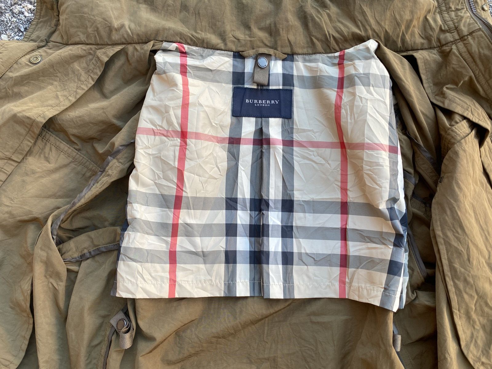 Burberry Burberry Vintage Military Jacket with Packable Hoodie Size US L / EU 52-54 / 3 - 18 Thumbnail