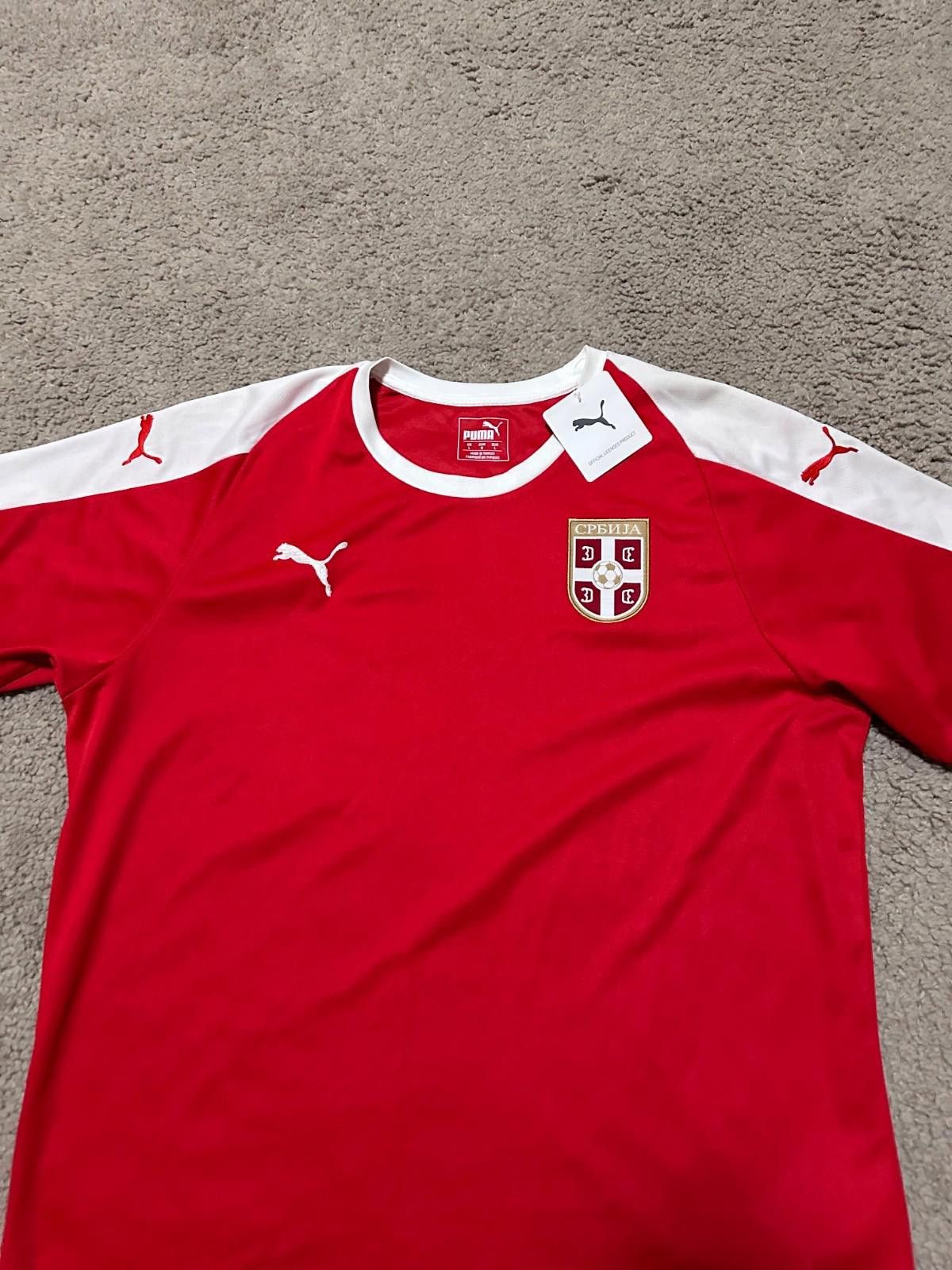 Puma NWT Serbia 2018 2020 Home Football Shirt Soccer Jersey Puma Size ONE SIZE - 3 Thumbnail