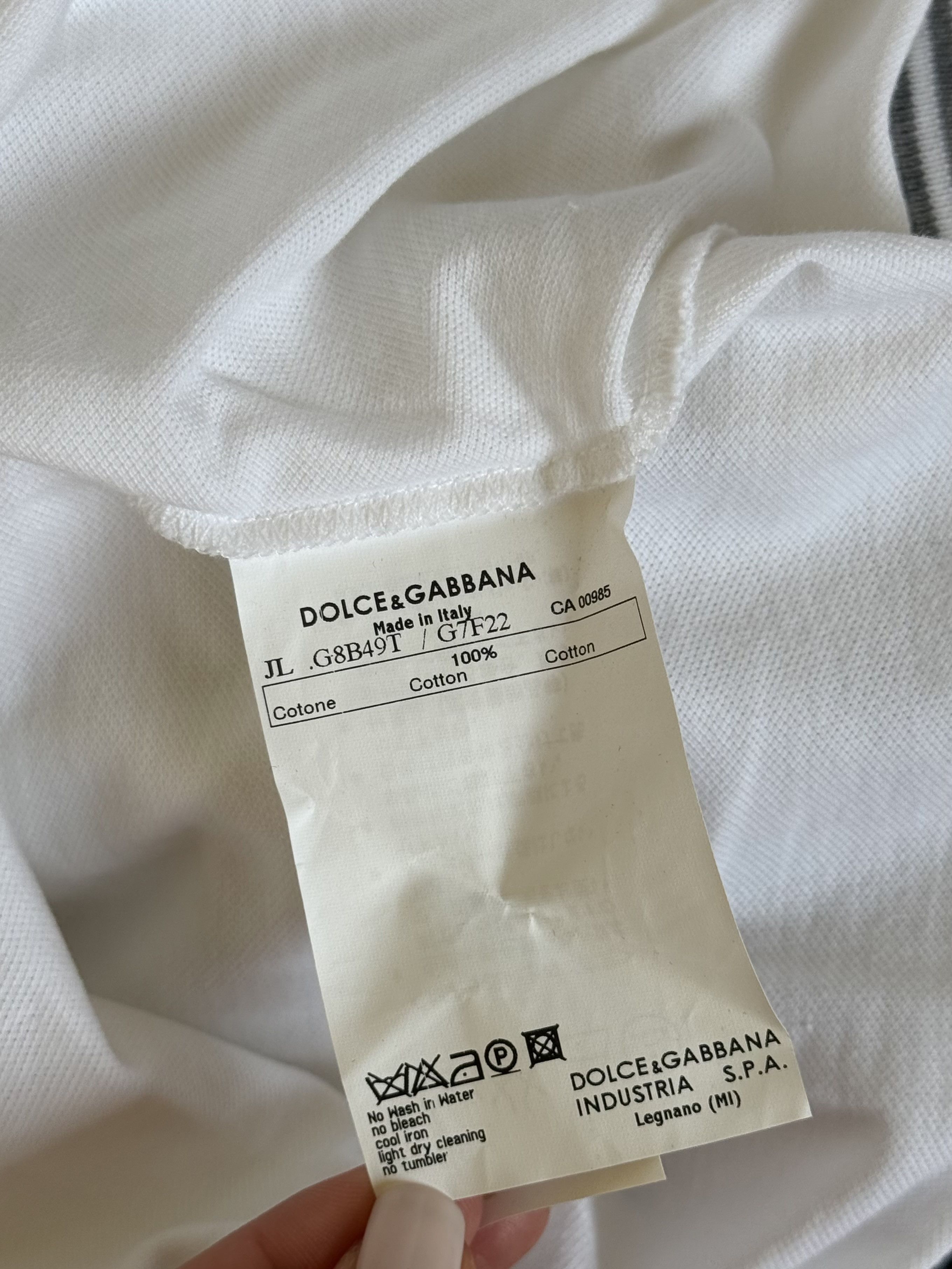 Dolce & Gabbana Dolce Gabbana Polo logo Size US M / EU 48-50 / 2 - 4 Thumbnail