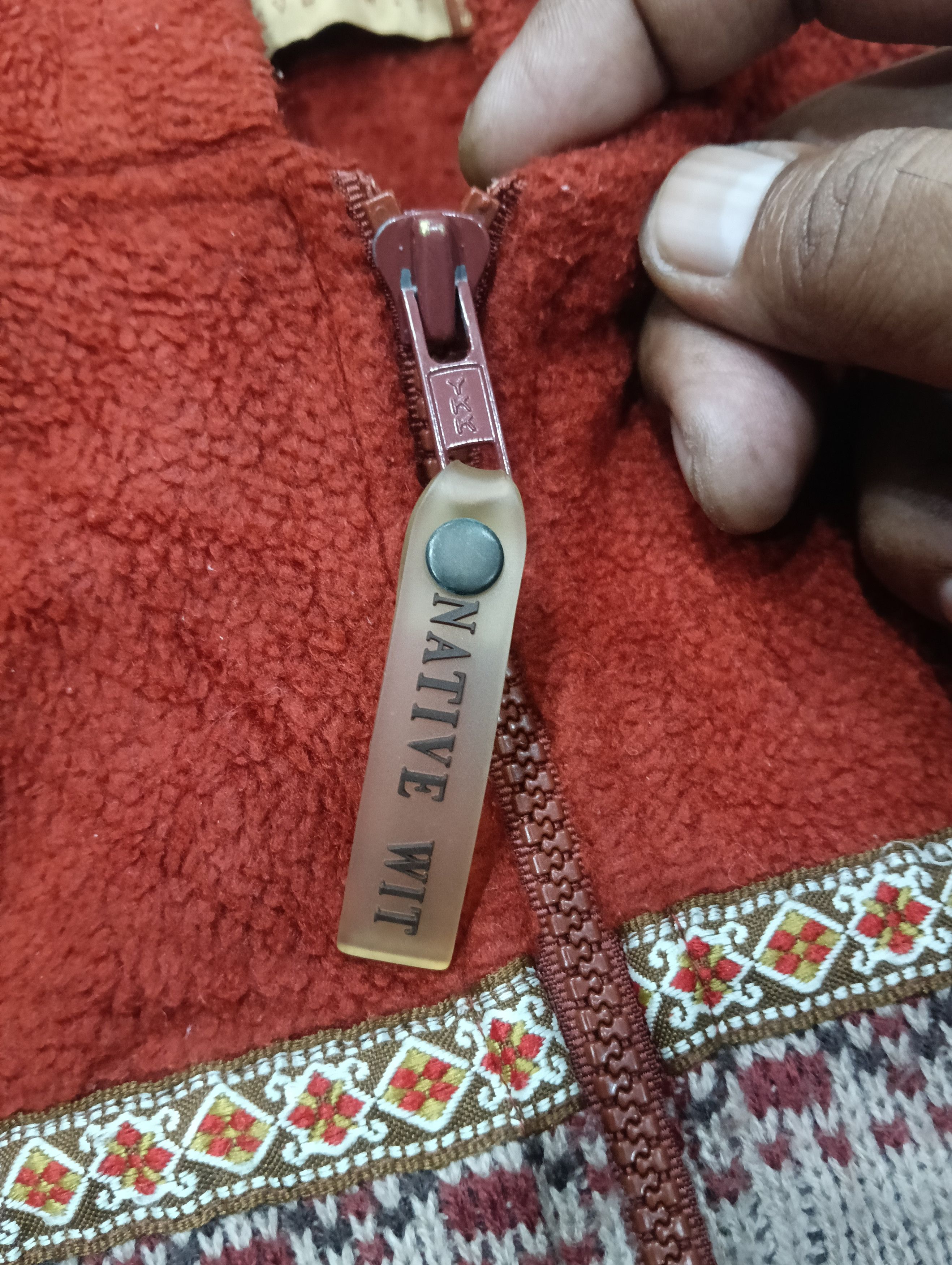 Japanese Brand × Native Vintage Sakuraya Shoji Fleece Hooded Jacket Size US L / EU 52-54 / 3 - 6 Thumbnail
