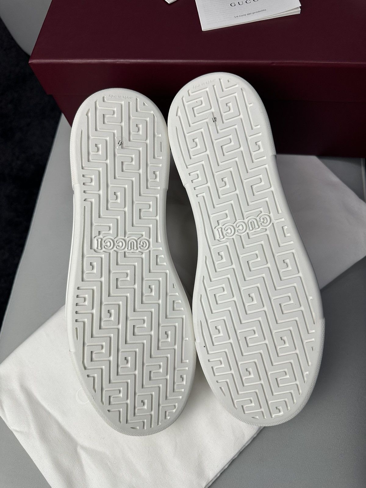 Gucci Gucci ACE Sneakers High Sole White Color Size 41 NEW Size US 8 / EU 41 - 6 Thumbnail