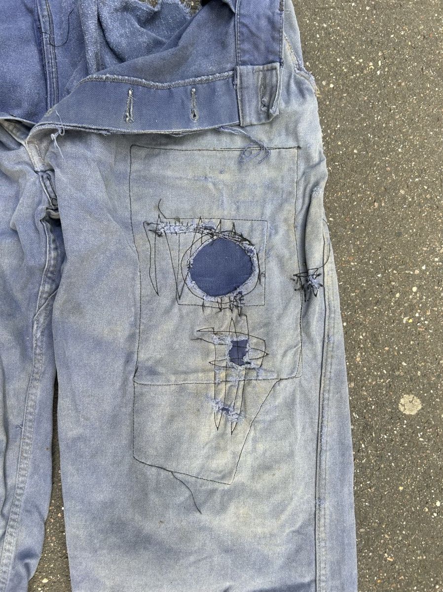 Other French blue work pants, old Size US 33 - 2 Thumbnail