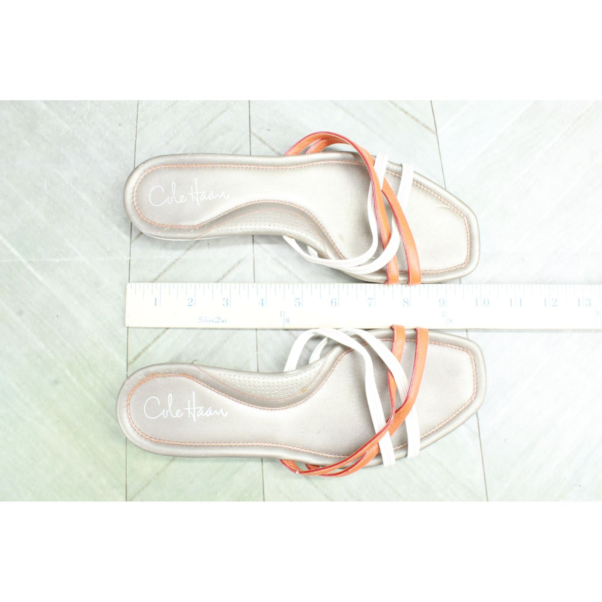 Cole Haan × Leather Cole Haan Women's Multicolor Leather Strappy Sandals Size US 8 / IT 38 - 7 Thumbnail