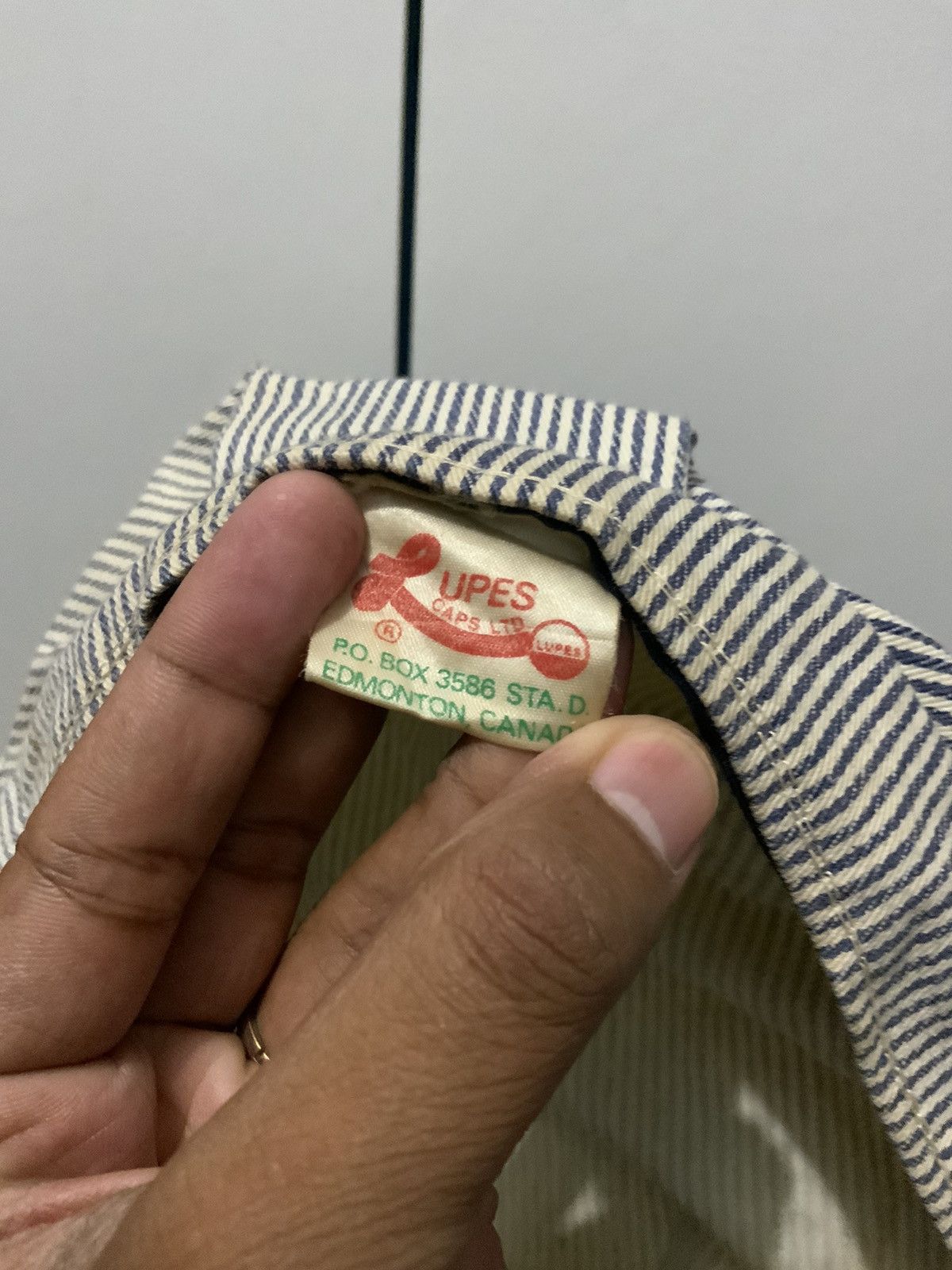 Vintage Vintage Lupes Fade Hickory Stripe Hat Size ONE SIZE - 14 Thumbnail