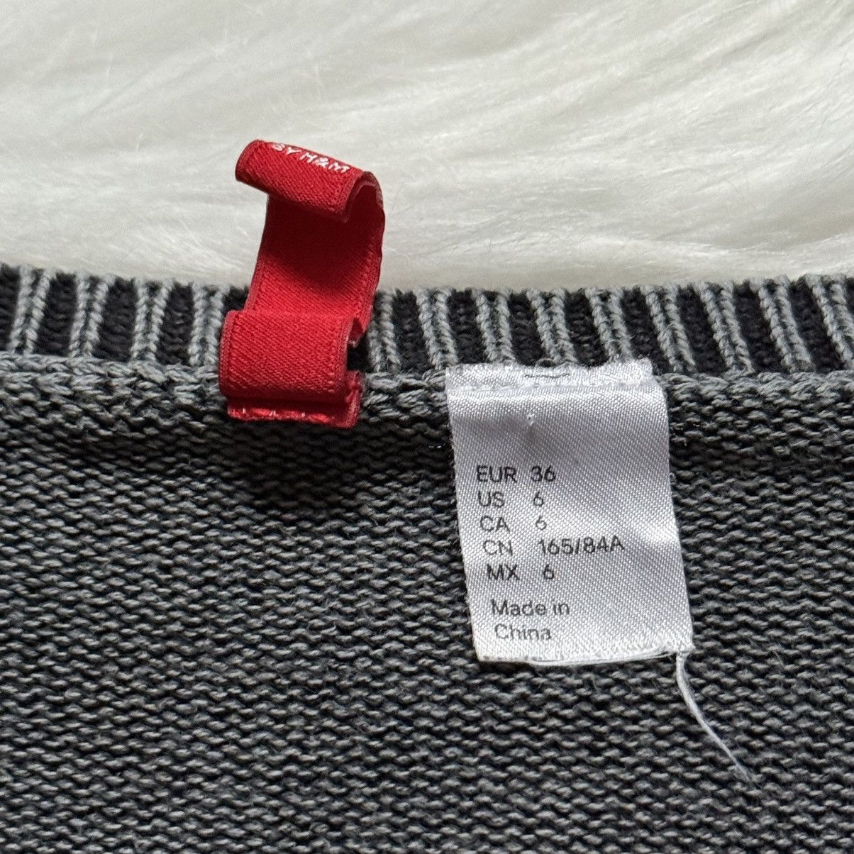 If Six Was Nine 📌 Crazy Spikes Washed Knitted Y2K Sweater Size S / US 4 / IT 40 - 8 Thumbnail