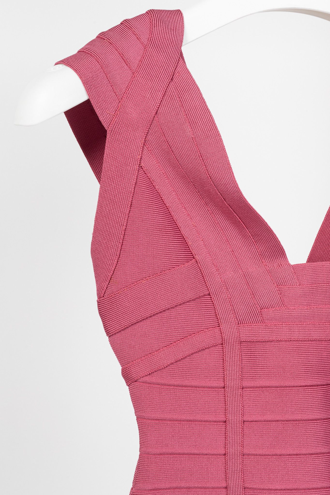 Herve Leger Herve Leger Pink Sleeveless Bandage Top Size S / US 4 / IT 40 - 4 Thumbnail