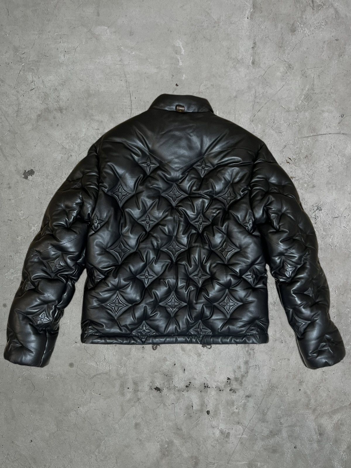 Louis Vuitton Louis Vuitton Embossed Monogram Leather Jacket Size US S / EU 44-46 / 1 - 11 Thumbnail