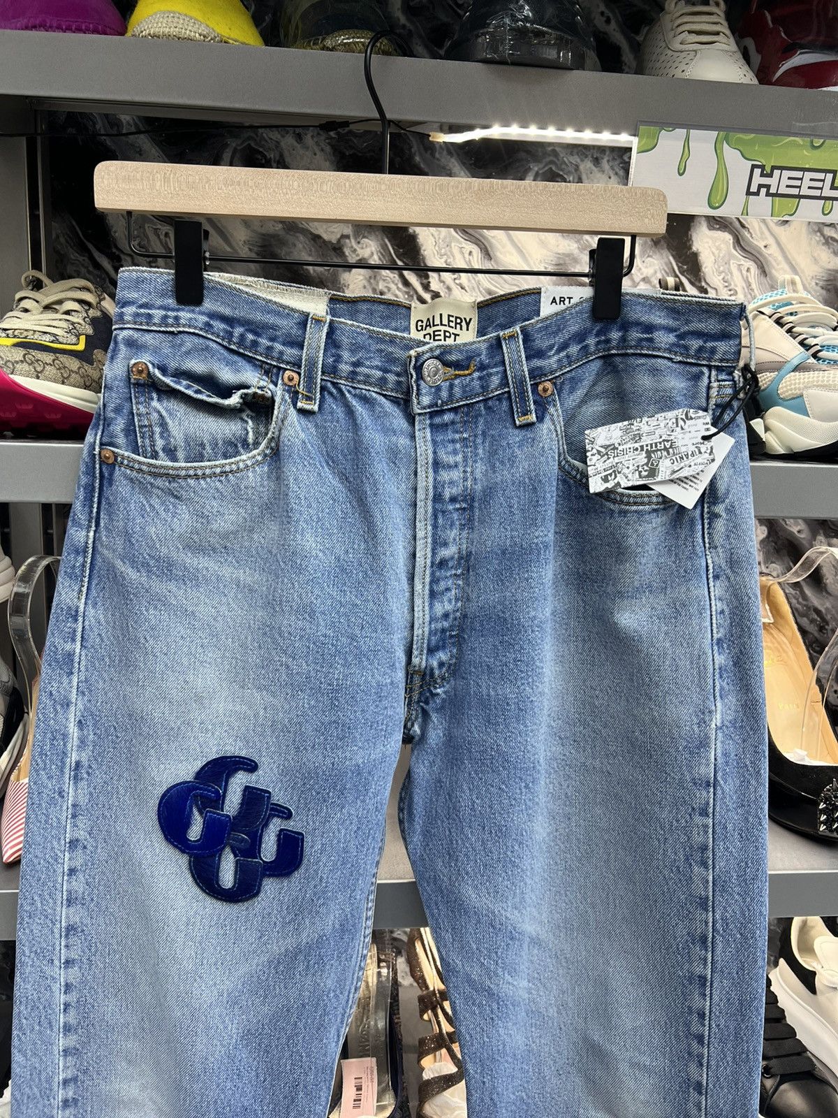 Gallery Dept. Gallery Dept. Repaired G-Patch Denim Jeans Size US 30 / EU 46 - 3 Thumbnail