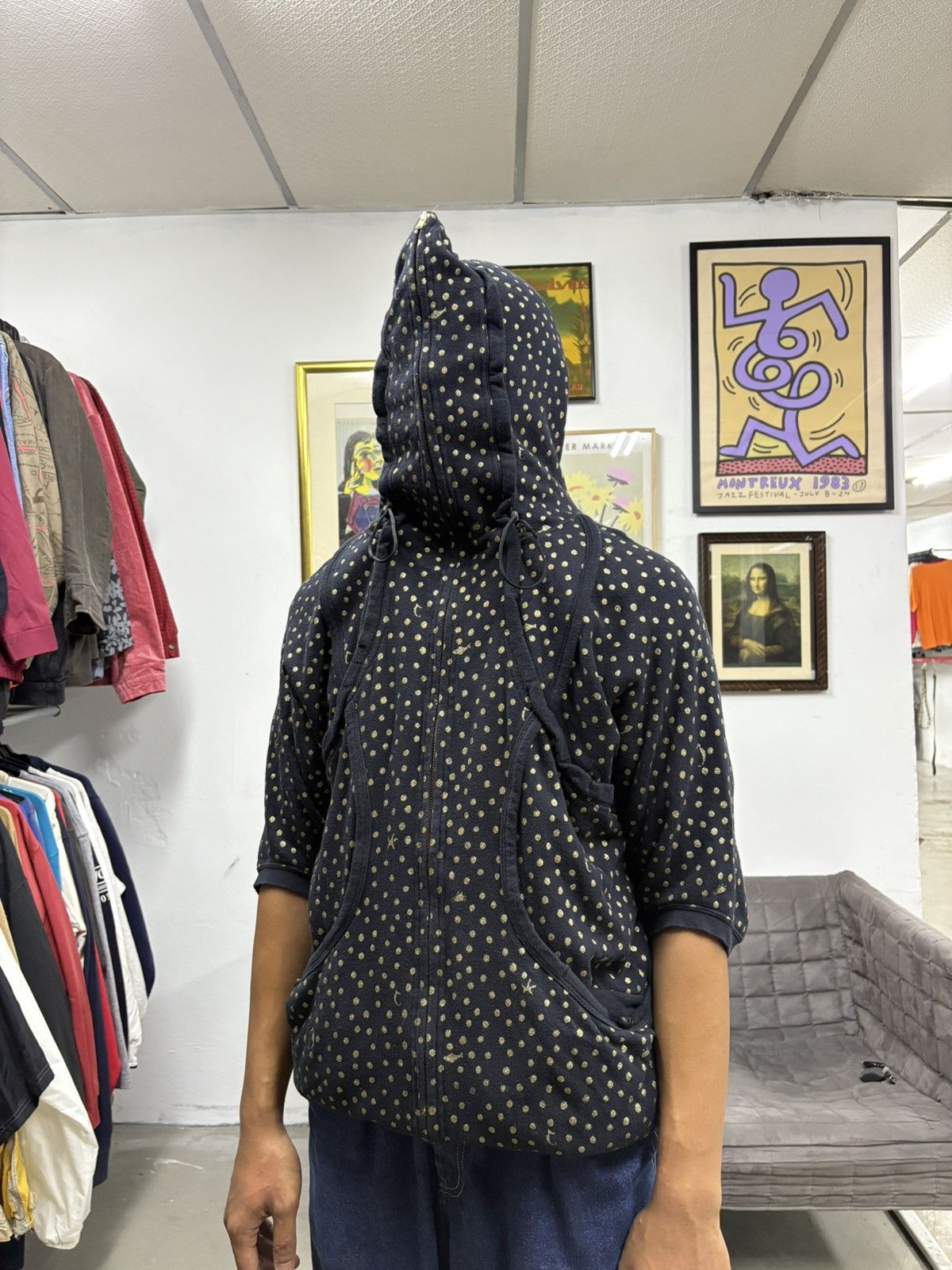 Issey Miyake Last Drop Tsumori Chisato hoodie jacket full zip polka dot Size US M / EU 48-50 / 2 - 1 Thumbnail