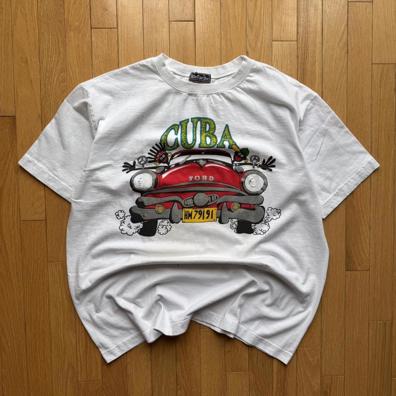 Designer Vintage Cuba Ford Graphic Tee Size US L / EU 52-54 / 3 - 1 Thumbnail