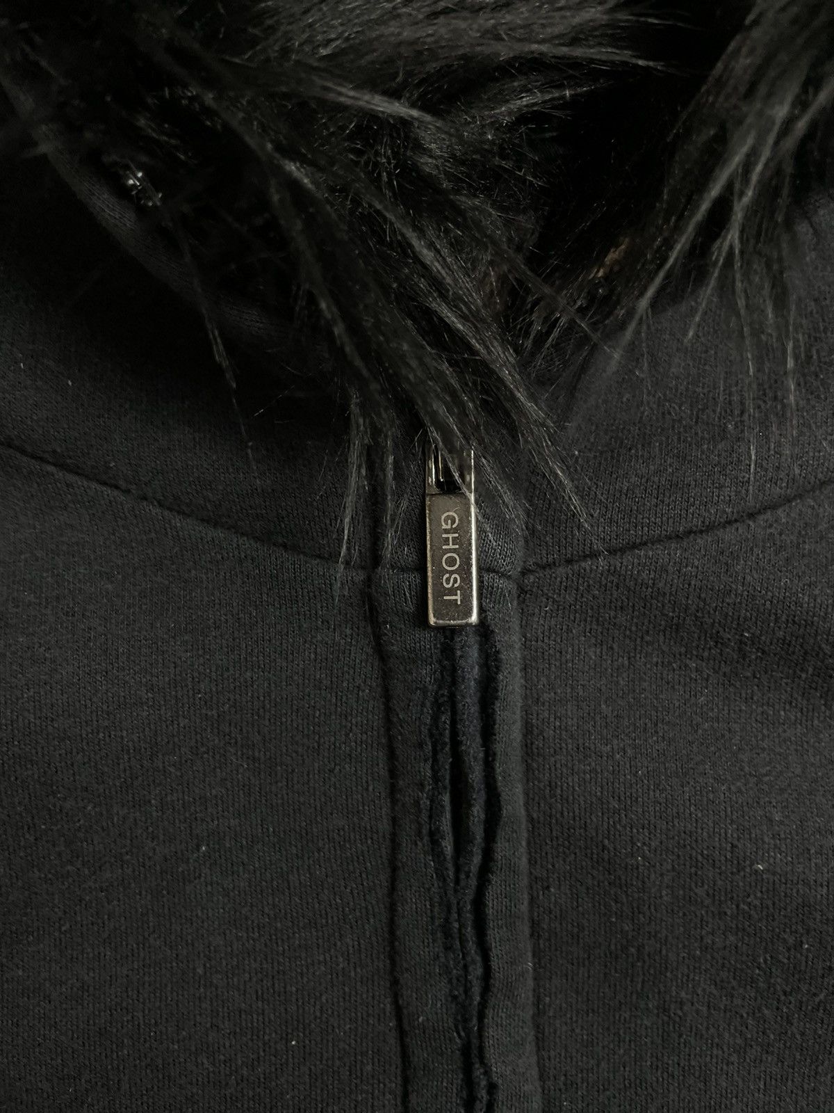 Japanese Brand Ghost republic Distressed Fur Hoodie fleece Size US M / EU 48-50 / 2 - 3 Thumbnail