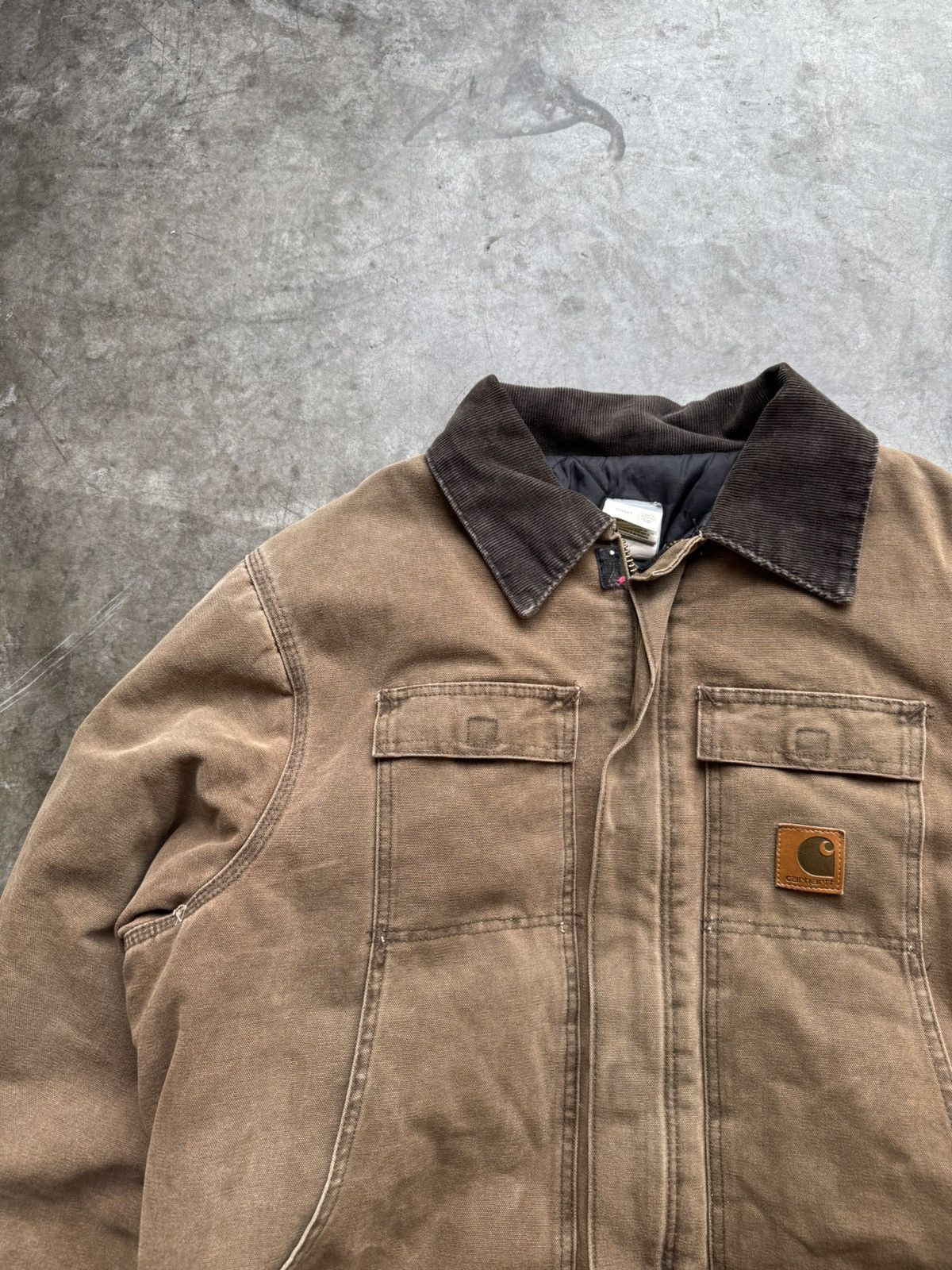 Carhartt Vintage 90’s Carhartt Brown Arctic Chore Workwear Jacket Size US XL / EU 56 / 4 - 3 Thumbnail