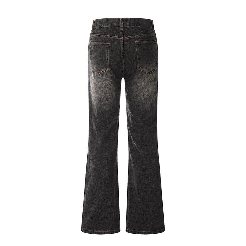 Jean American retro washed vintage flared jeans for men Size US 32 / EU 48 - 2 Thumbnail