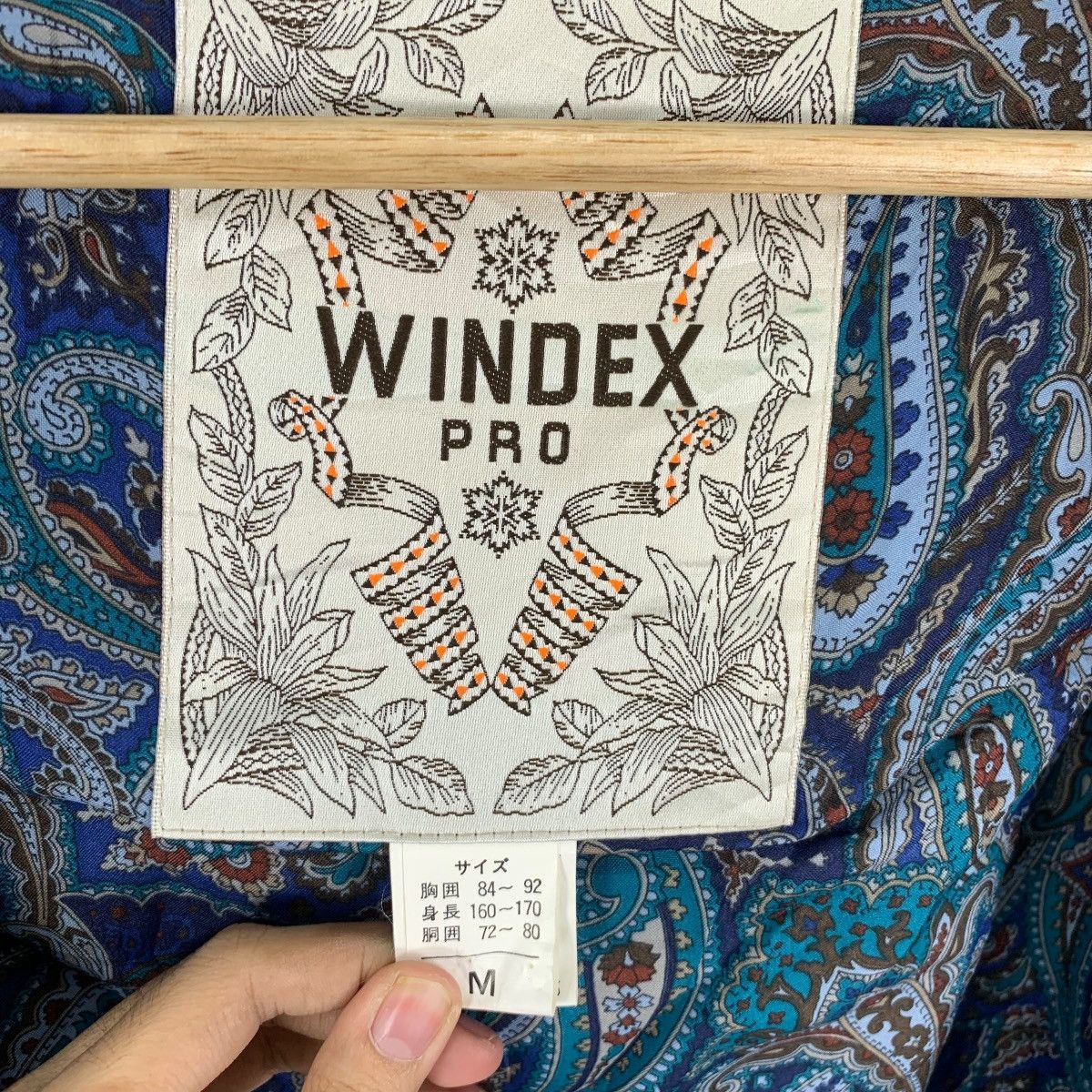 Vintage Vintage WINDEX PRO JAPAN SKI Winter Paisley Outdoor Jacket Size M / US 6-8 / IT 42-44 - 8 Thumbnail