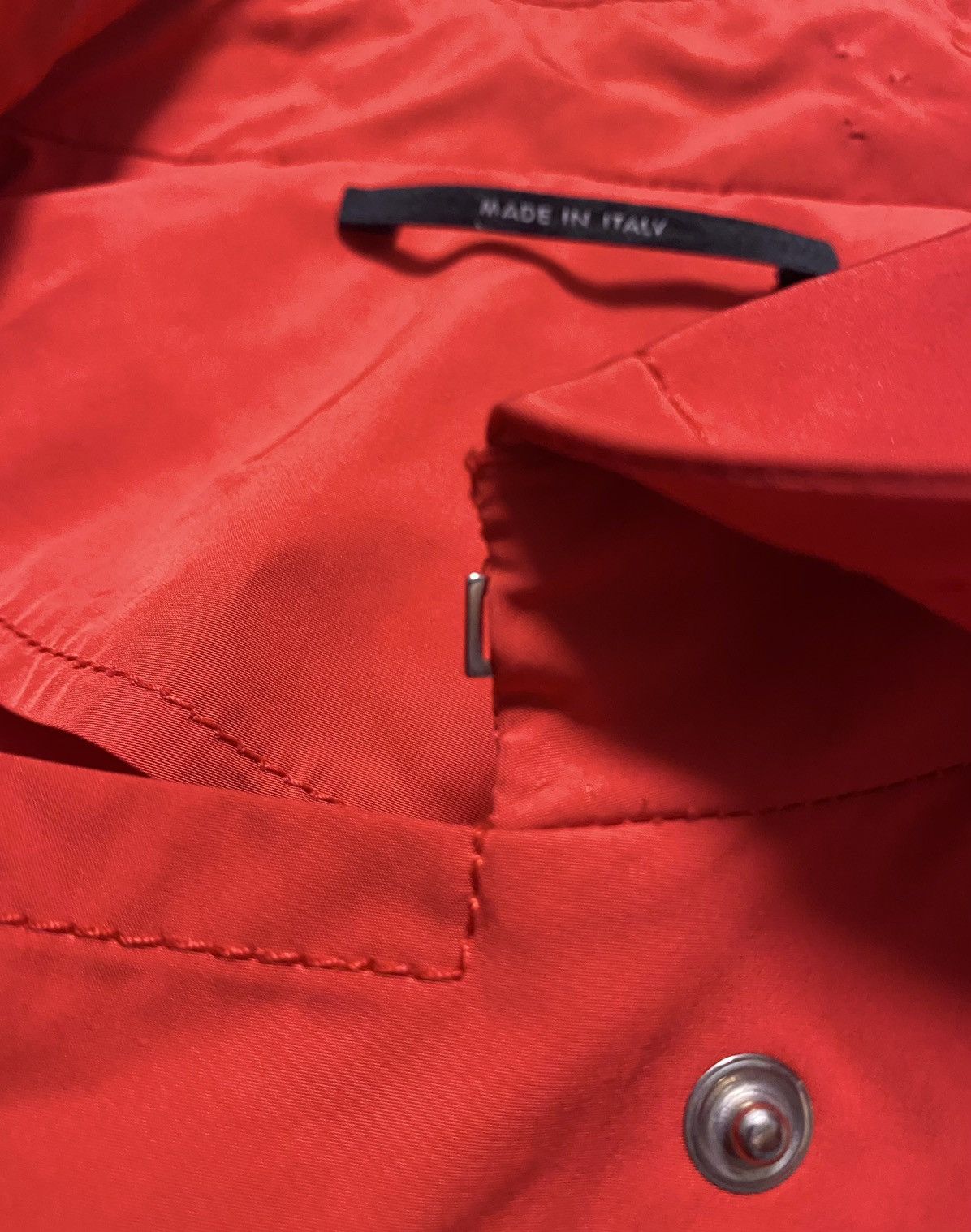 Gucci Gucci 2009 Red Polyester Trench Coat Water/Windproof Jacket Size XS / US 0-2 / IT 36-38 - 15 Thumbnail