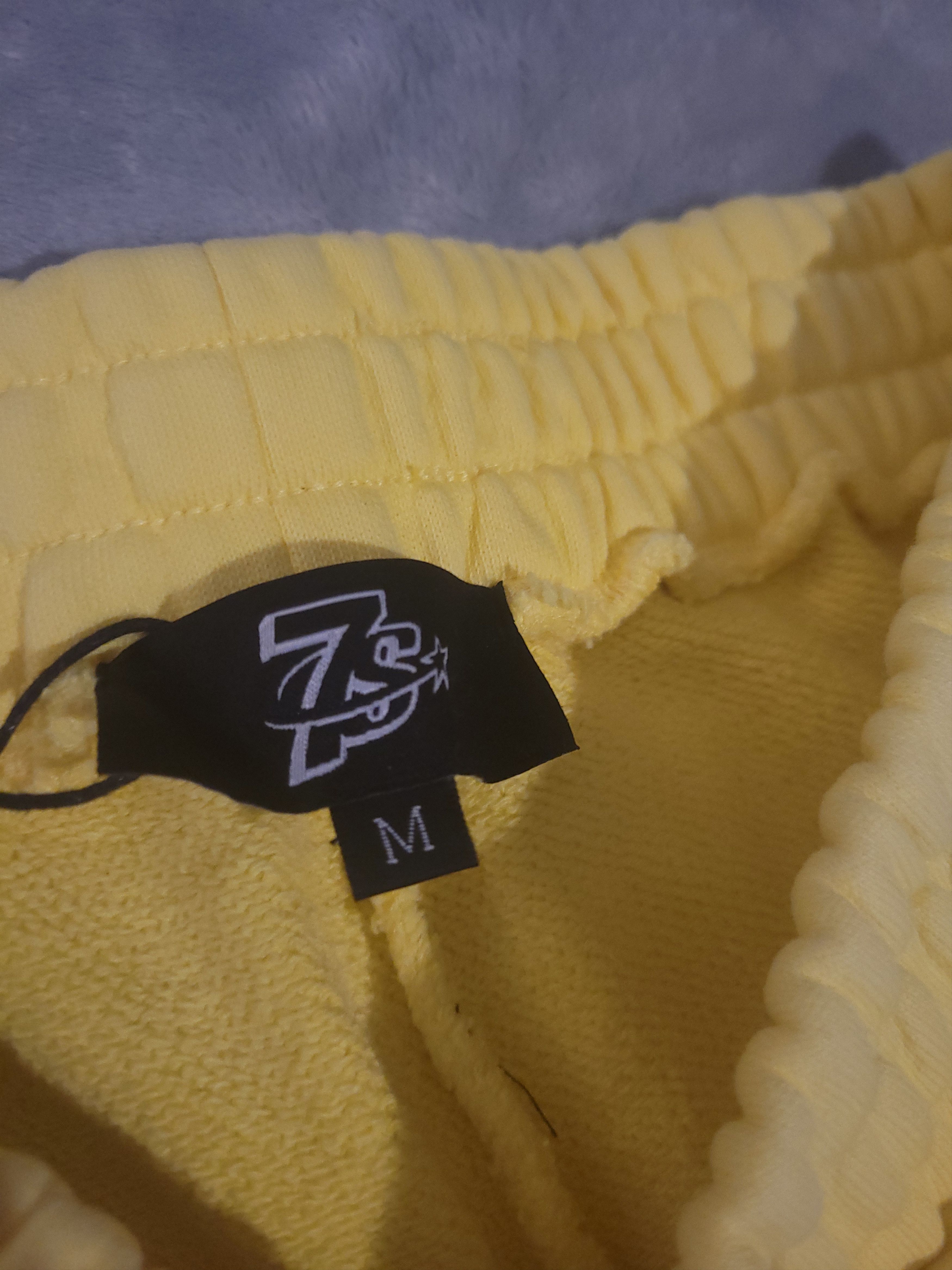 TRIPLE SEVENS Triple Sevens -Yellow Wide Leg Sweatpants- Mens Sz Med- BNWT Size US 30 / EU 46 - 9 Thumbnail