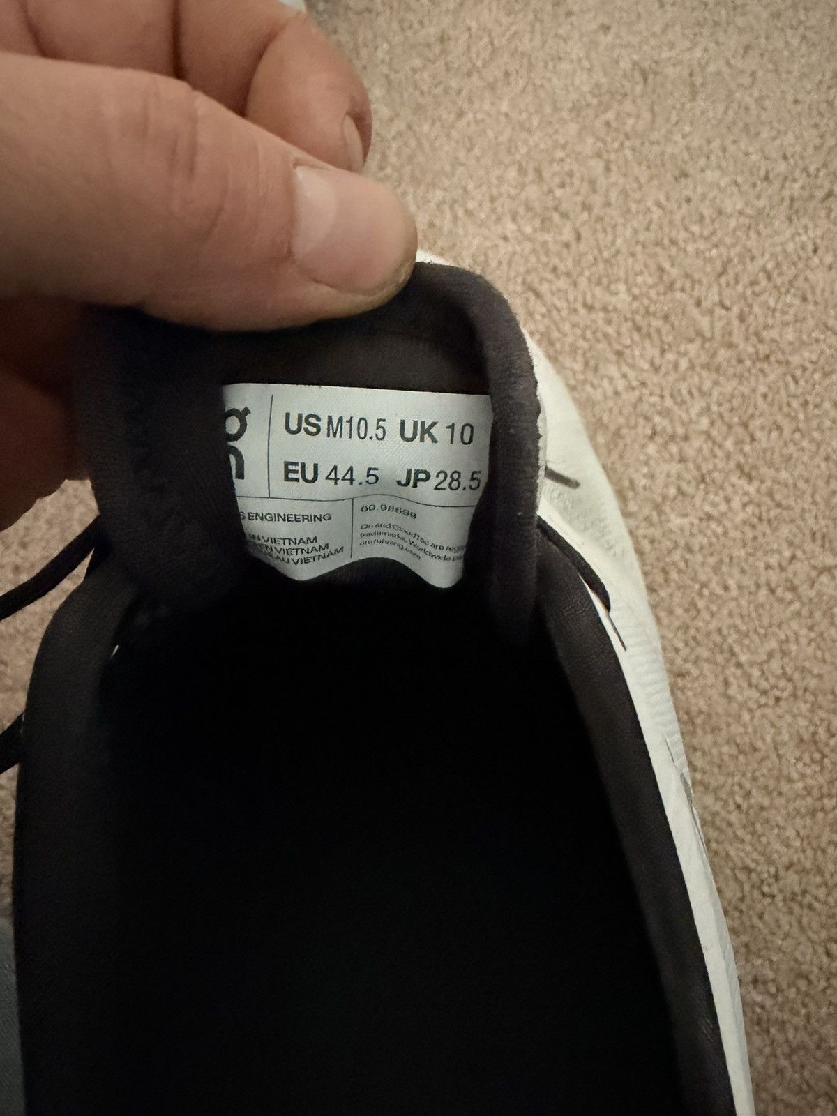 On On x3 running shoes Size US 10.5 / EU 43-44 - 4 Thumbnail
