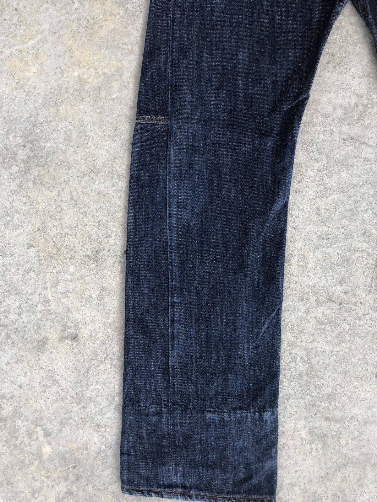 Hysteric Glamour Japanese Dominate Double Waist Embroidered Distressed Jeans Size US 33 - 6 Thumbnail