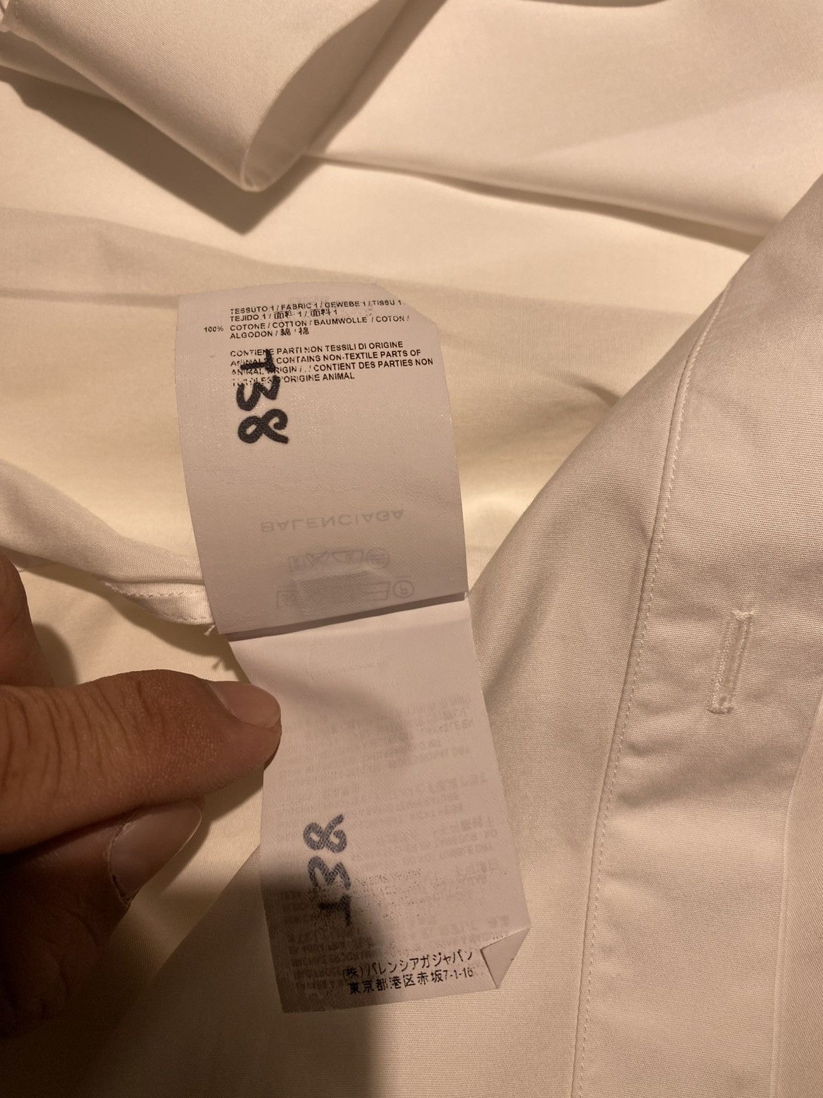 Balenciaga BALENCIAGA SS16 Colarless Button Up Shirt Size L Size US L / EU 52-54 / 3 - 7 Thumbnail