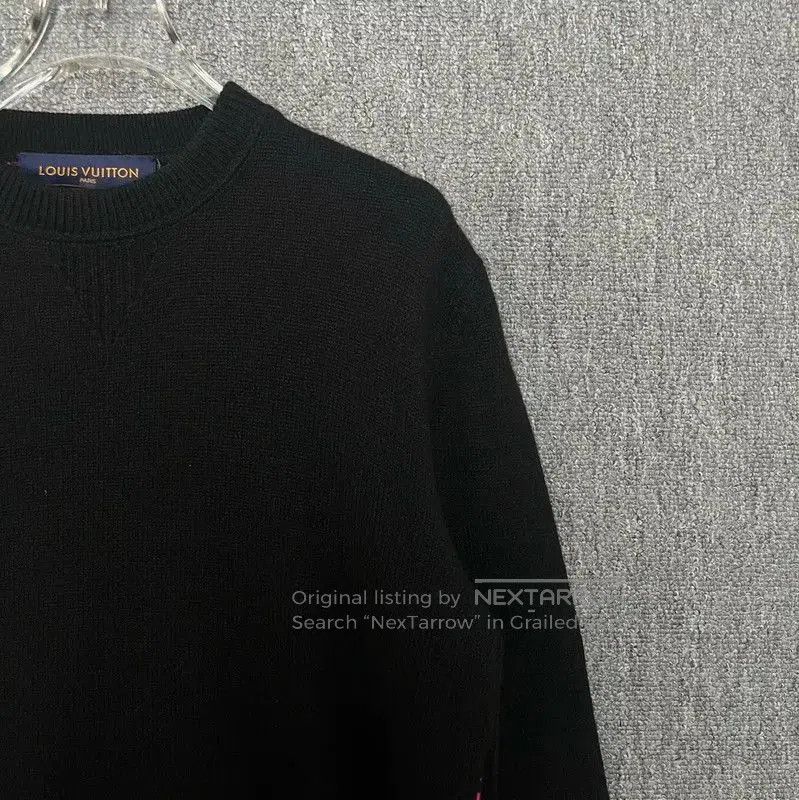 Louis Vuitton Louis Vuitton Black Wool Knit Sweater . Size US S / EU 44-46 / 1 - 3 Thumbnail