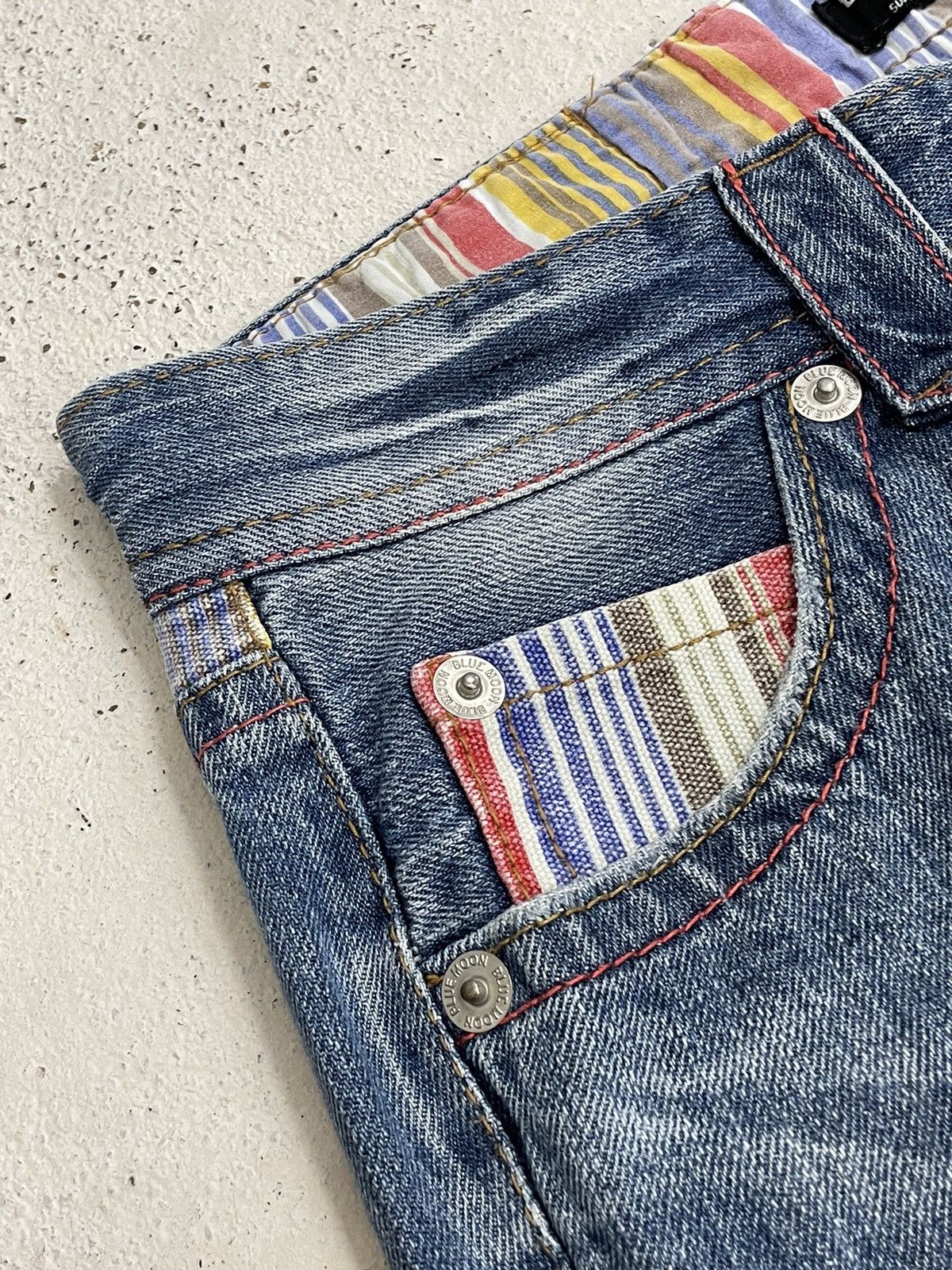 Hysteric Glamour Blue Moon Blue Embroidery Signature Design Surf Y2K Style Size US 28 / EU 44 - 8 Thumbnail