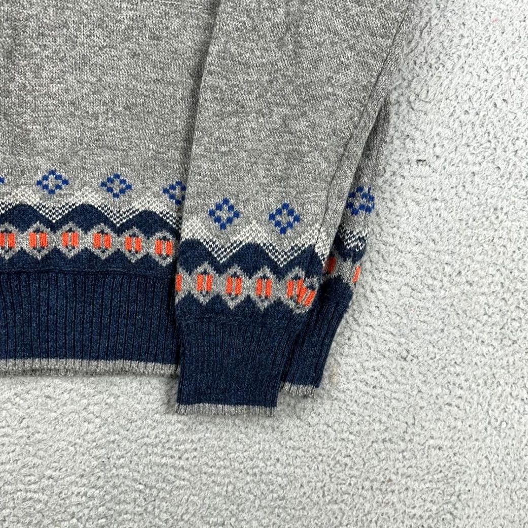 Vintage American Eagle Hoodie Sweater Mens Medium Gray Wool Blend Aztec Southwestern Knitted Pullover Hooded Knit Pattern Aztec Shirt Sweatshirt Courtroom? Size US M / EU 48-50 / 2 - 7 Thumbnail