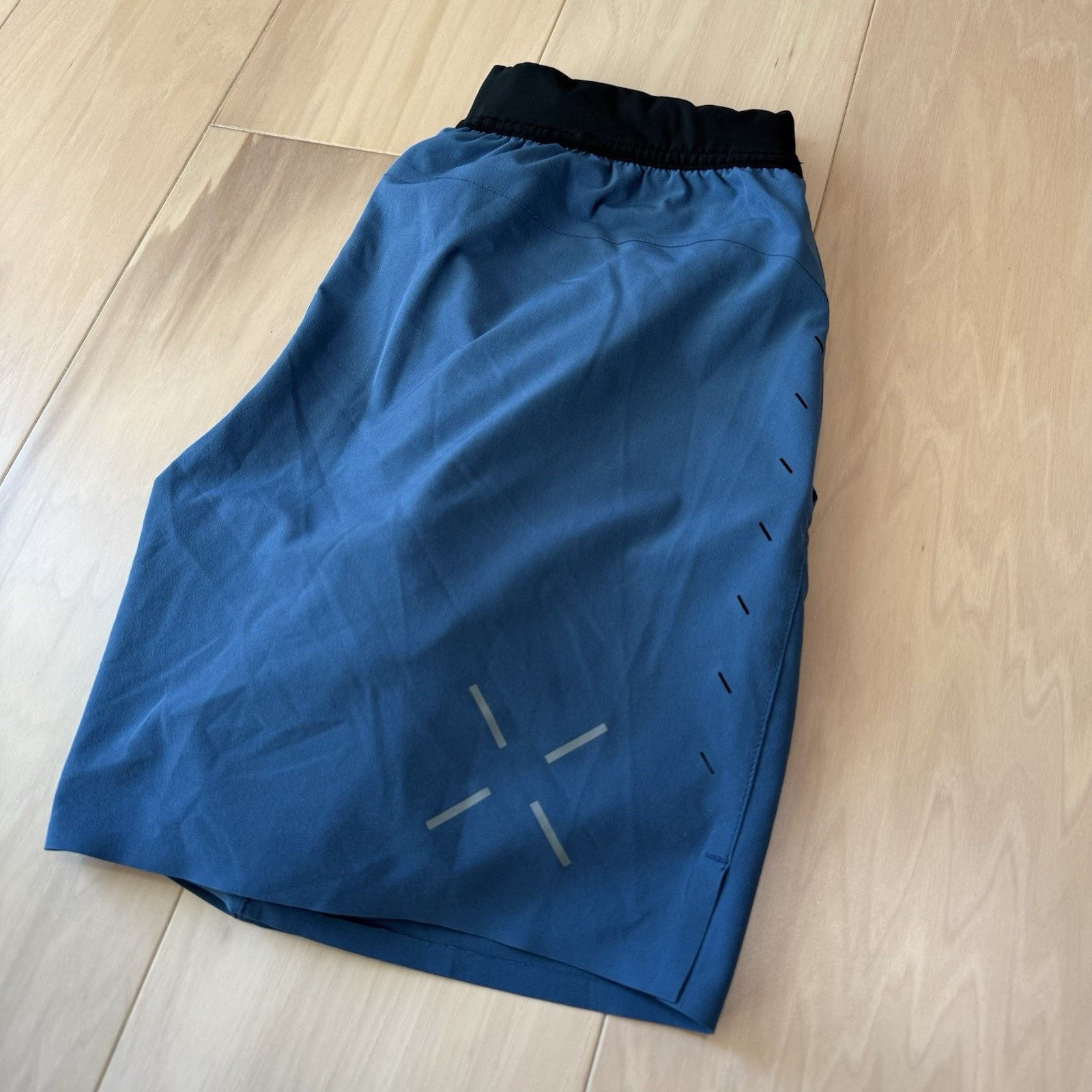 Ten Thousand Ten Thousand Interval Shorts Blue Workout Comfy Athleisure Size US 28 / EU 44 - 7 Thumbnail