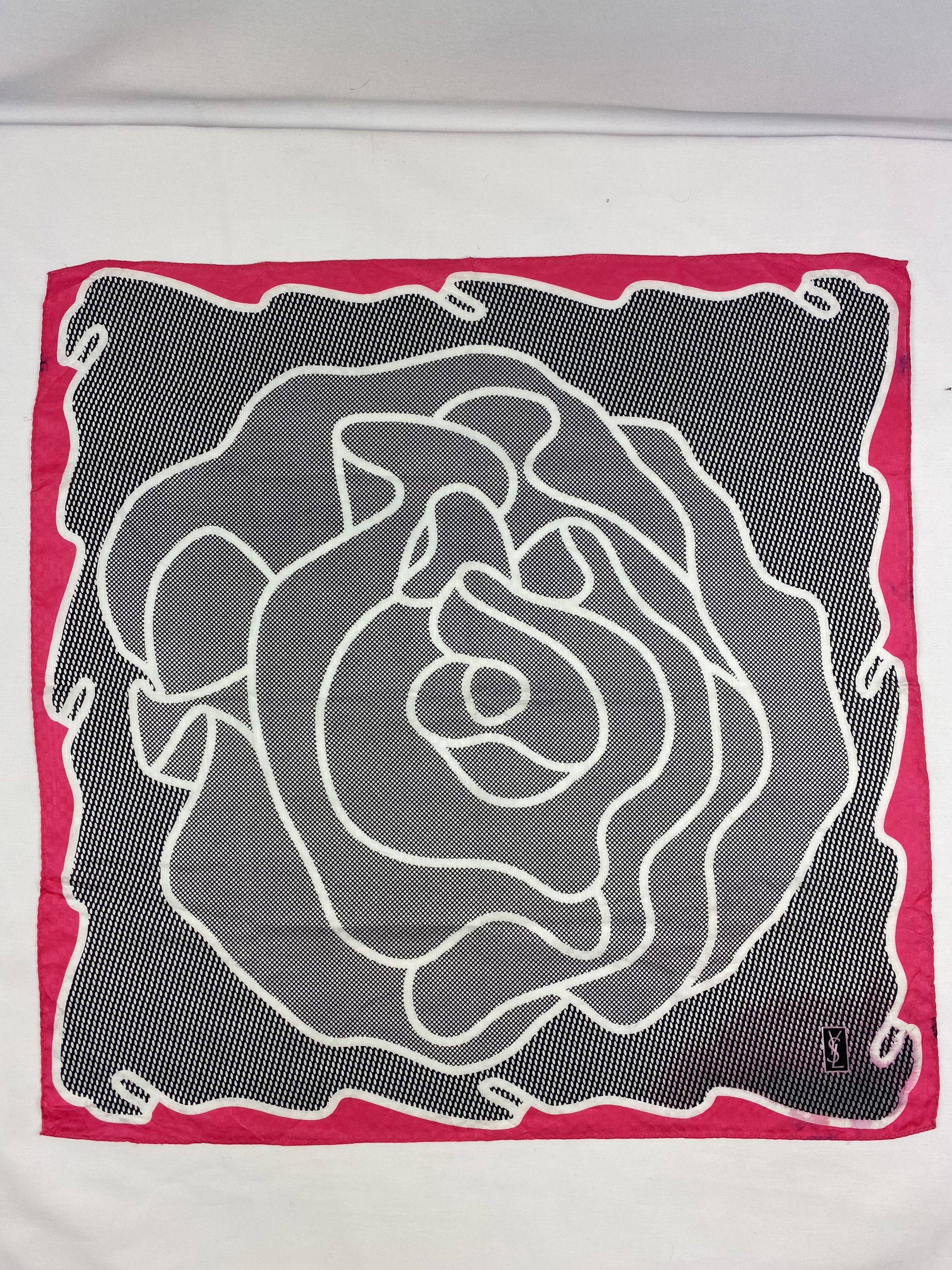 Vintage Yves Saint Laurent Handkerchief / Bandana / Neckerchief Size ONE SIZE - 3 Thumbnail