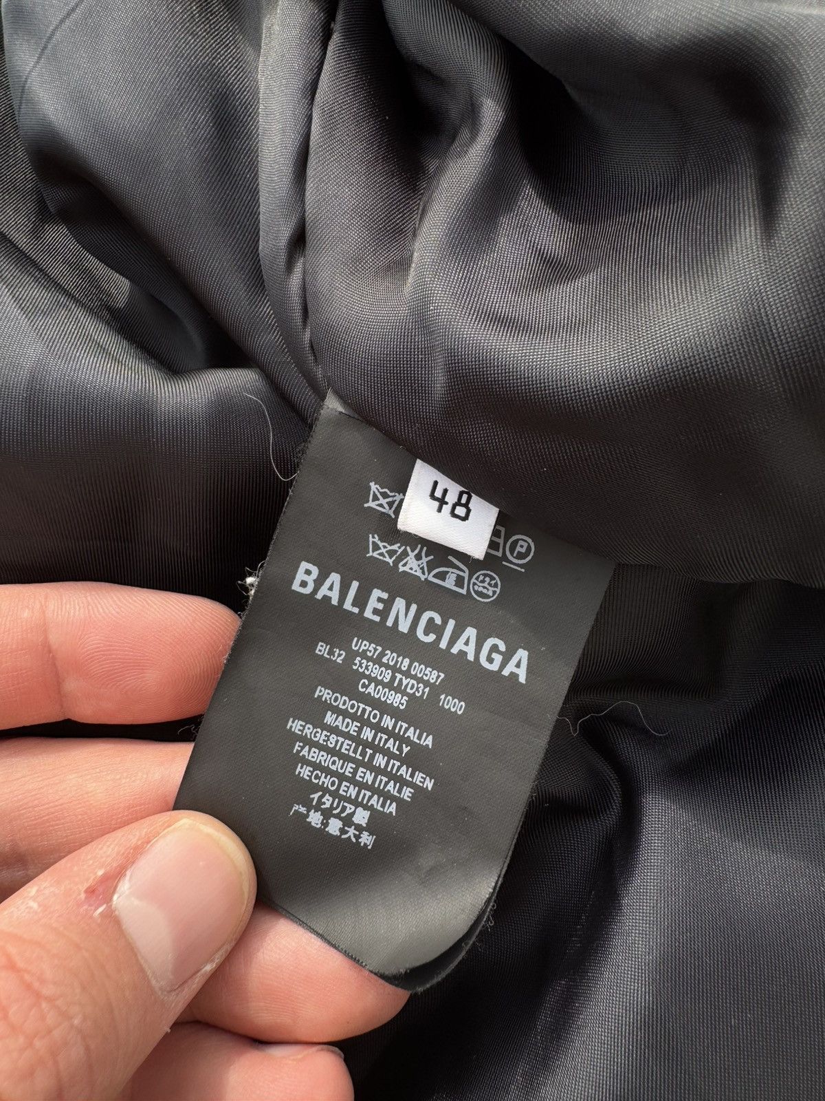 Balenciaga *RARE* Balenciaga Embroidery Bernie Logo Bomber Size US M / EU 48-50 / 2 - 8 Thumbnail