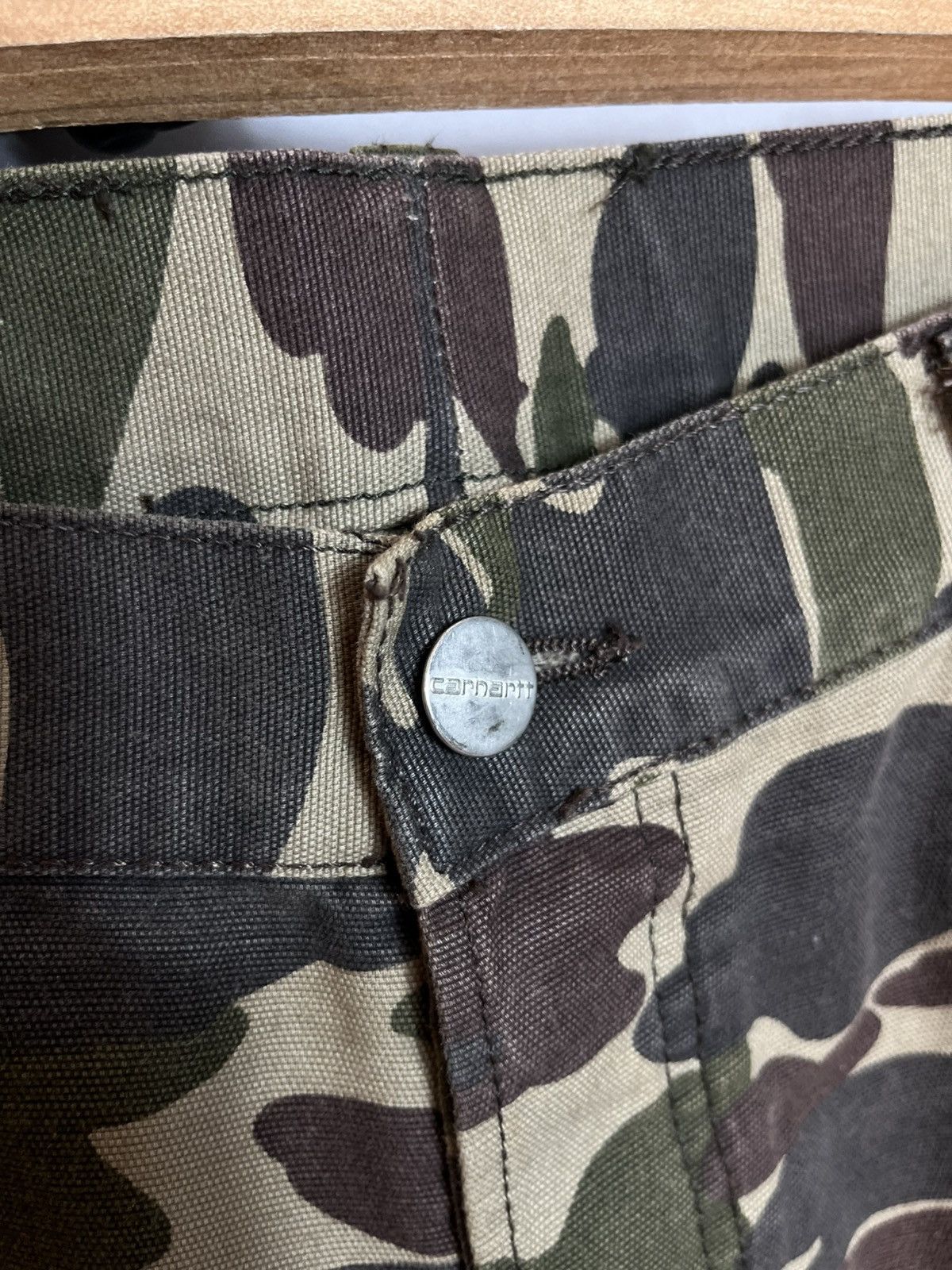 Carhartt carhartt buccaneer pant camo chinos mens khaki Size US 36 / EU 52 - 4 Thumbnail