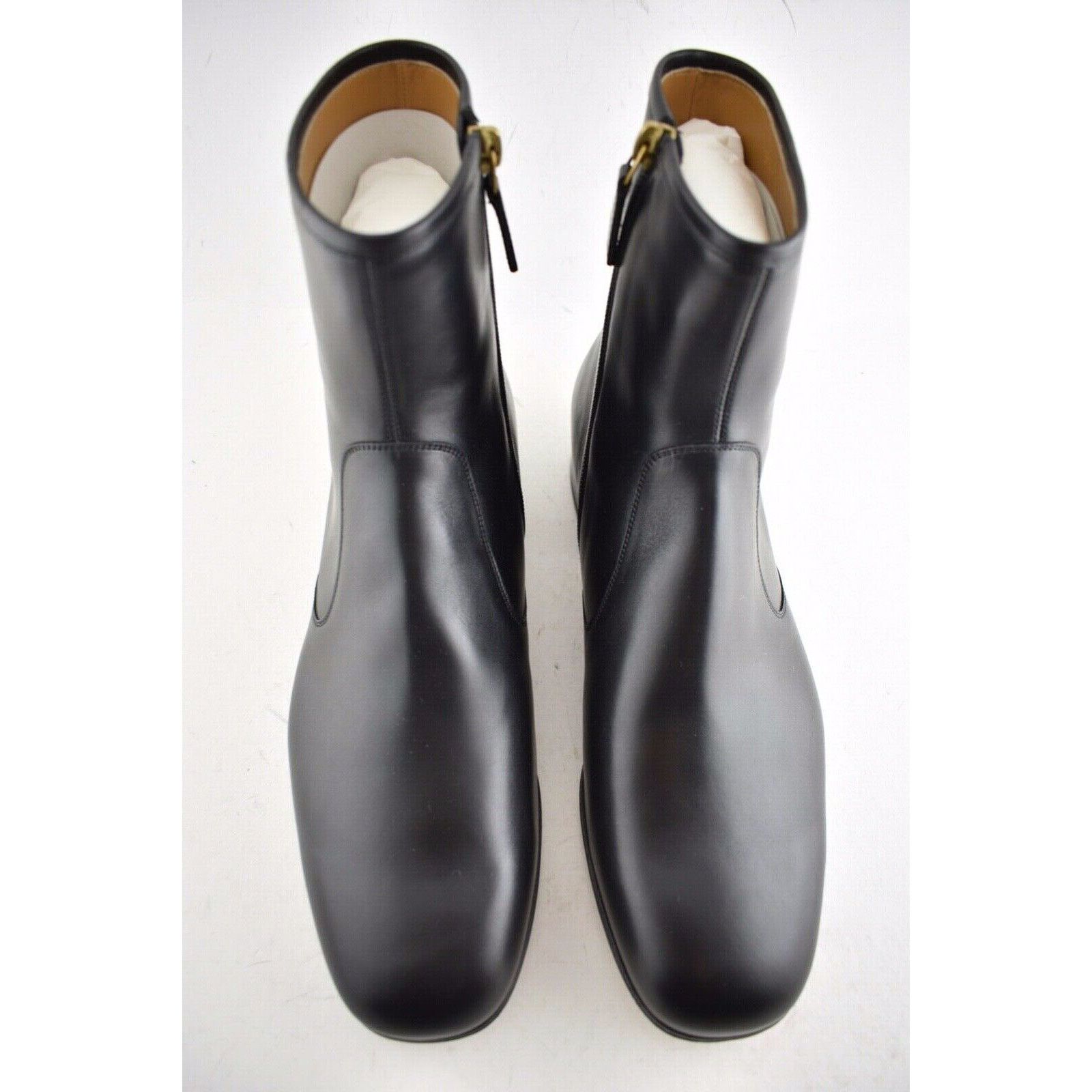 Gucci Gucci Mens Bonny Black Leather Chelsea Zipper Boots G 8 9 Size US 9 / EU 42 - 6 Thumbnail