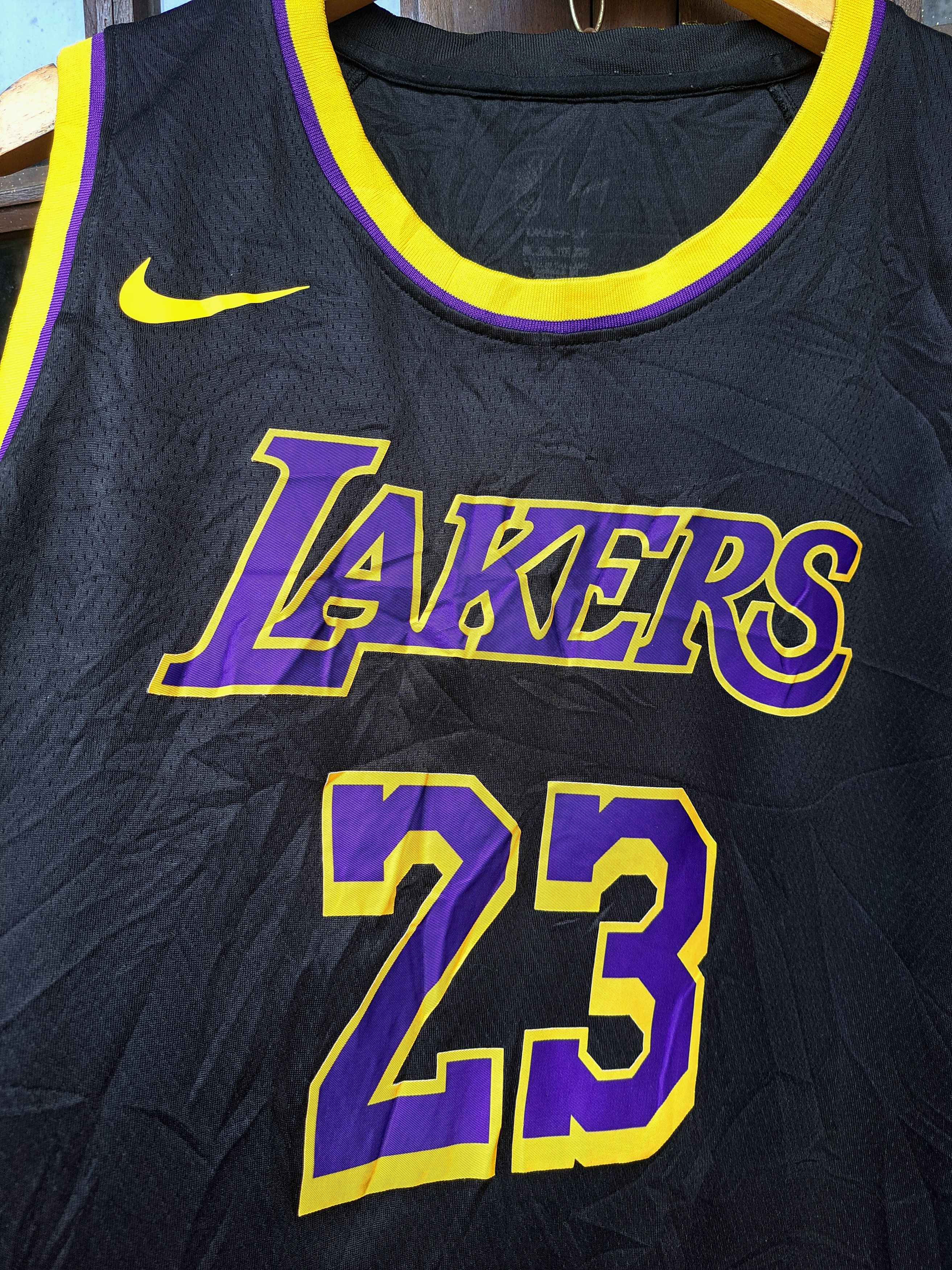 NBA × Nike Jersey Nike NBA LA Lakers Leborn James Earned Edition Size US XXL / EU 58 / 5 - 3 Thumbnail