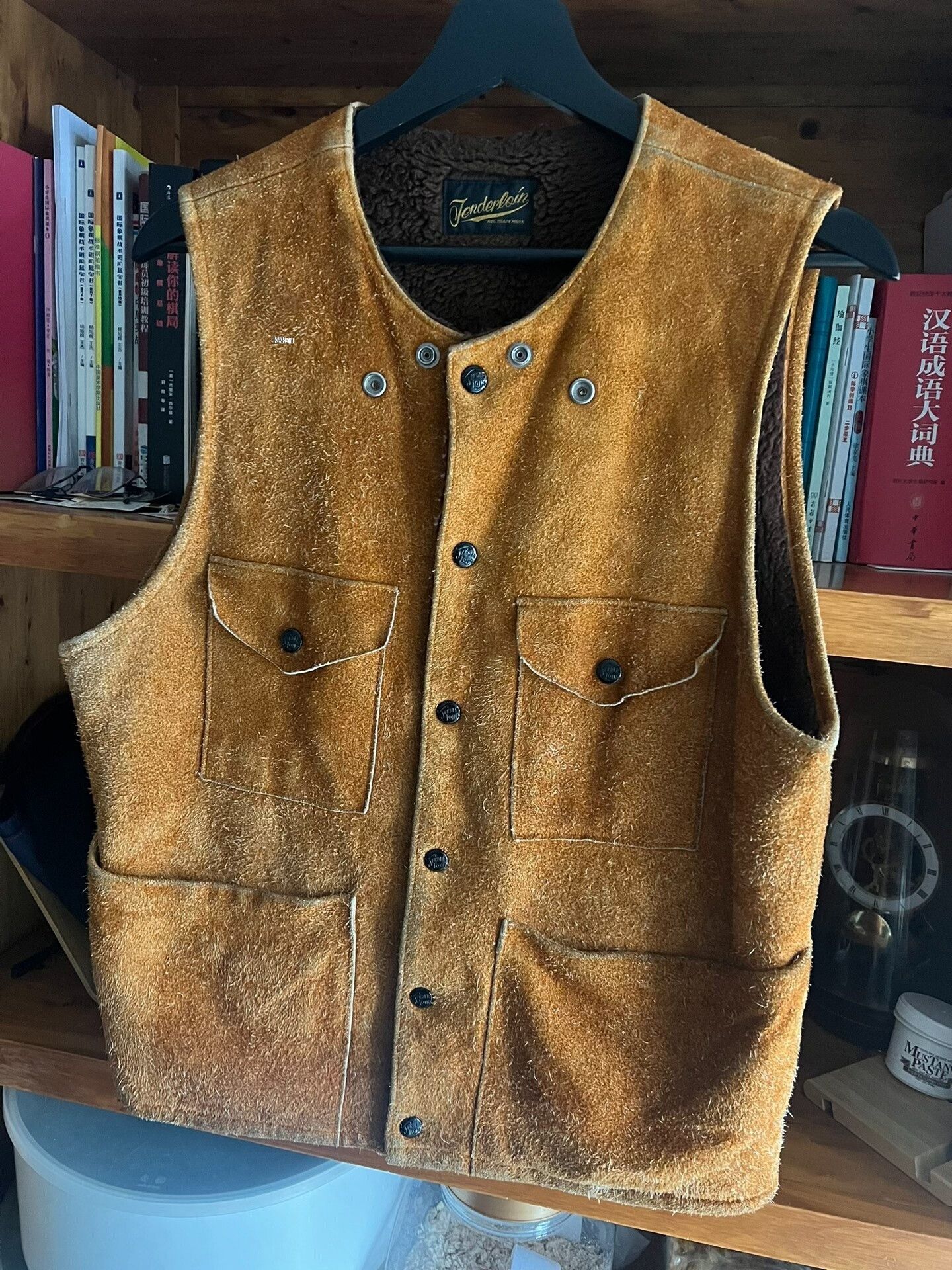 Tenderloin Vintage Suede Western Leather Vest Size US S / EU 44-46 / 1 - 4 Thumbnail