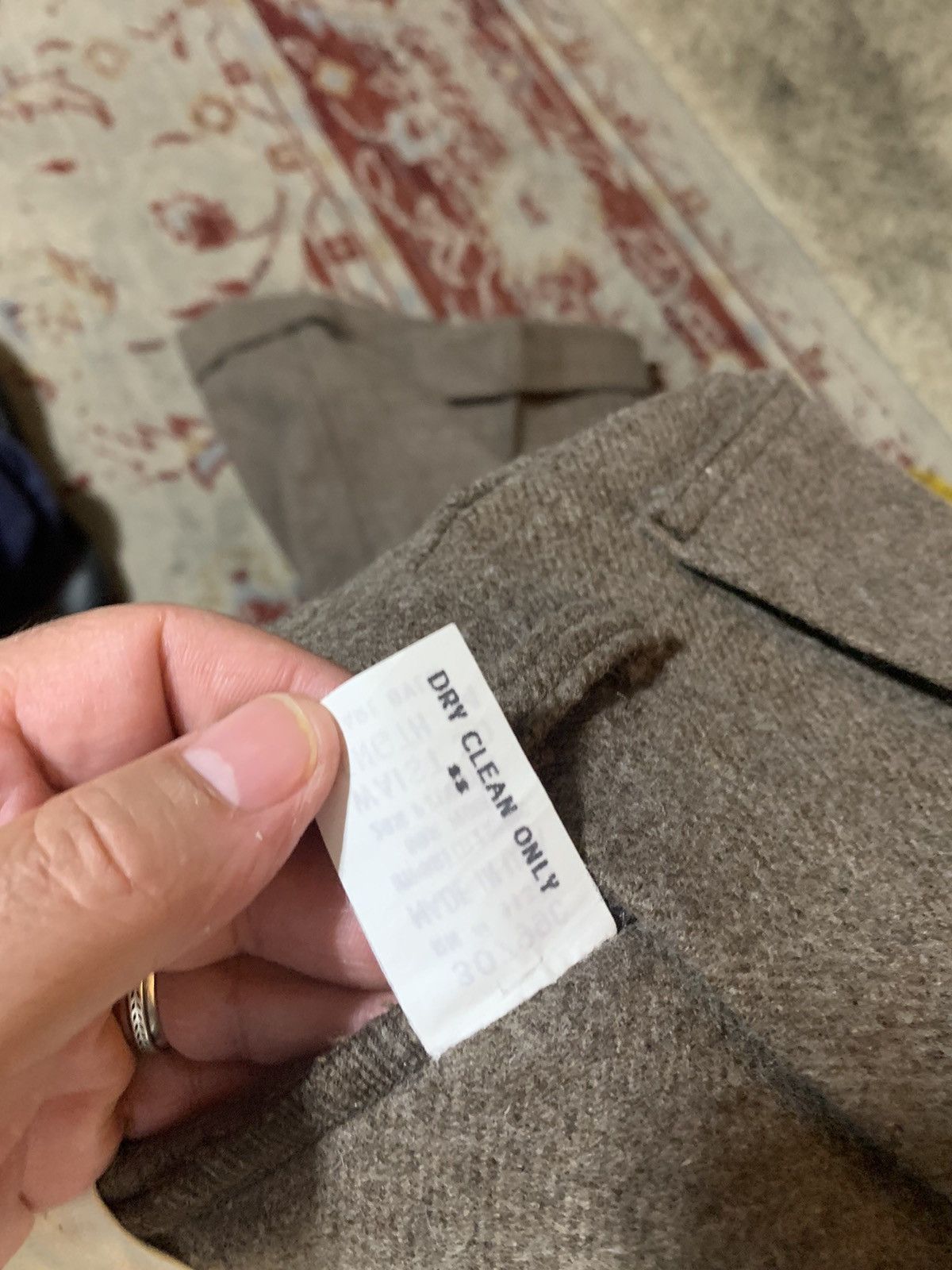Polo Ralph Lauren Wool Blend Cargo cuffed Jean Pants Size US 30 / EU 46 - 10 Thumbnail