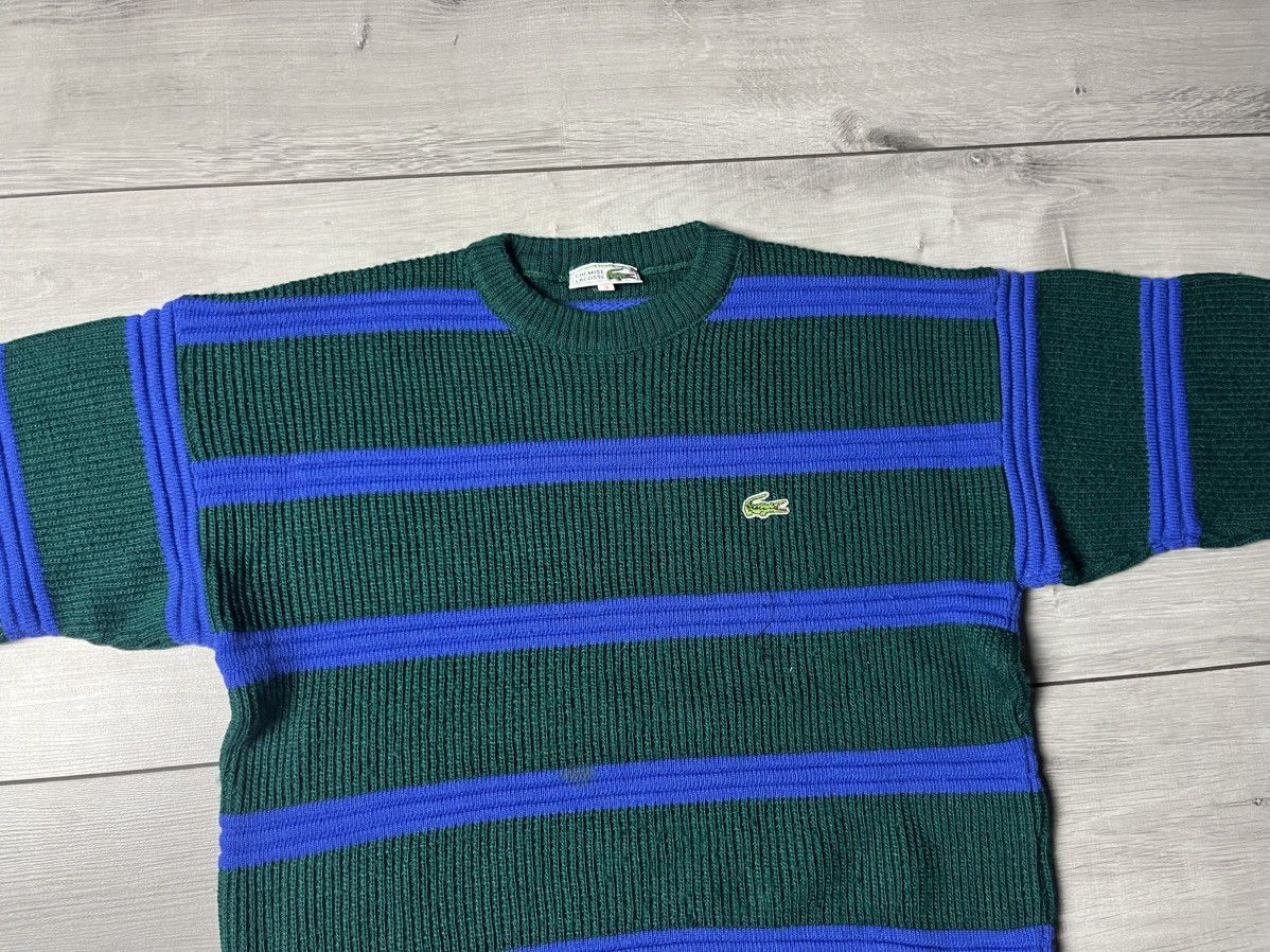 Lacoste Lacoste sweater Wool Jumper striped lsize Large Size US L / EU 52-54 / 3 - 3 Thumbnail