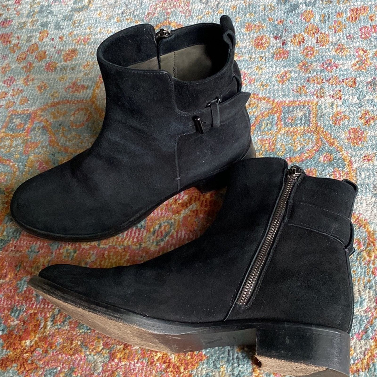 Other REED KRAKOFF $1k Blk Suede Italian Chelsea Boots 37.5 US 7.5 Size US 7.5 / IT 37.5 - 3 Thumbnail