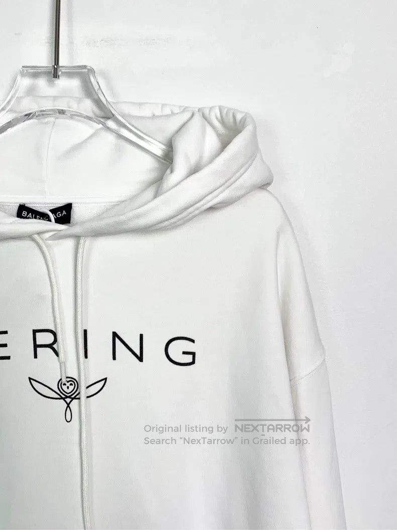 Balenciaga Balenciaga Letter Pattern Printed Hooded Long Sleeve Sweat Size US M / EU 48-50 / 2 - 3 Thumbnail