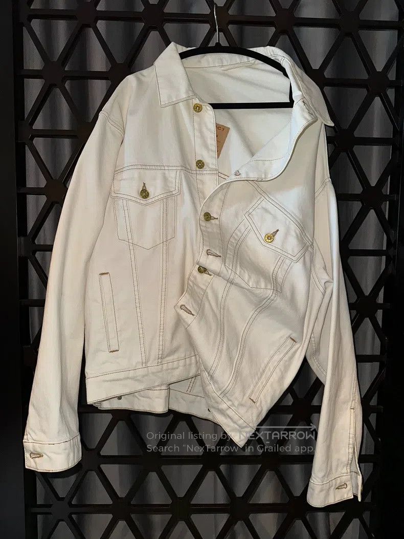 Y/Project Y/Project 40 Asymmetric white bull coat jacket Size US XXS / EU 40 - 2 Thumbnail