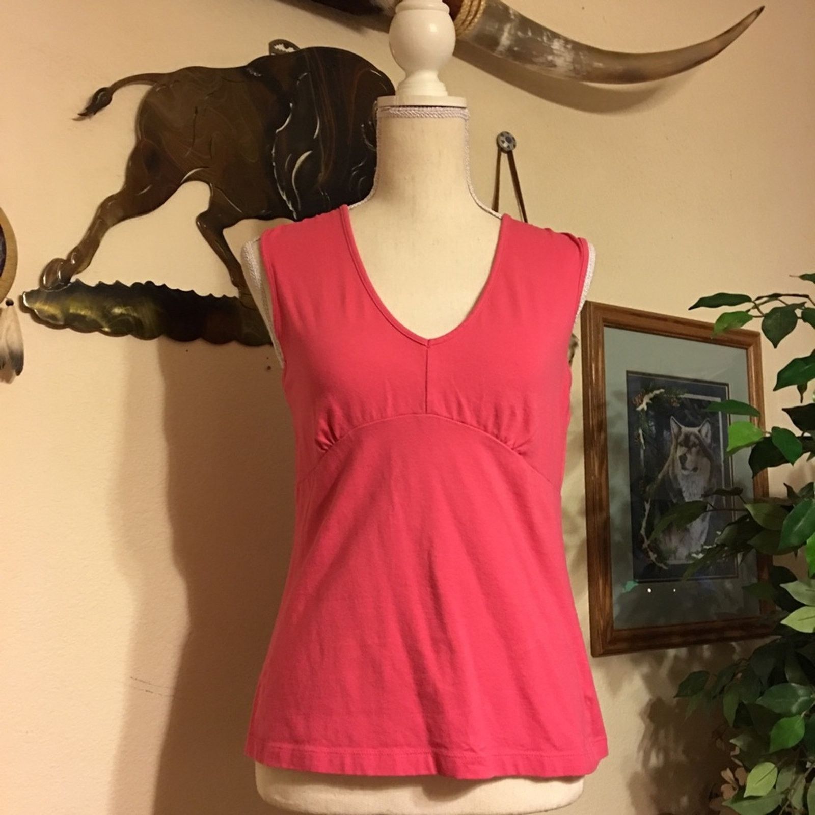 Sonoma Sonoma Lifestyle Stretch bubblegum Pink Top NWOT S Size S / US 4 / IT 40 - 1 Thumbnail