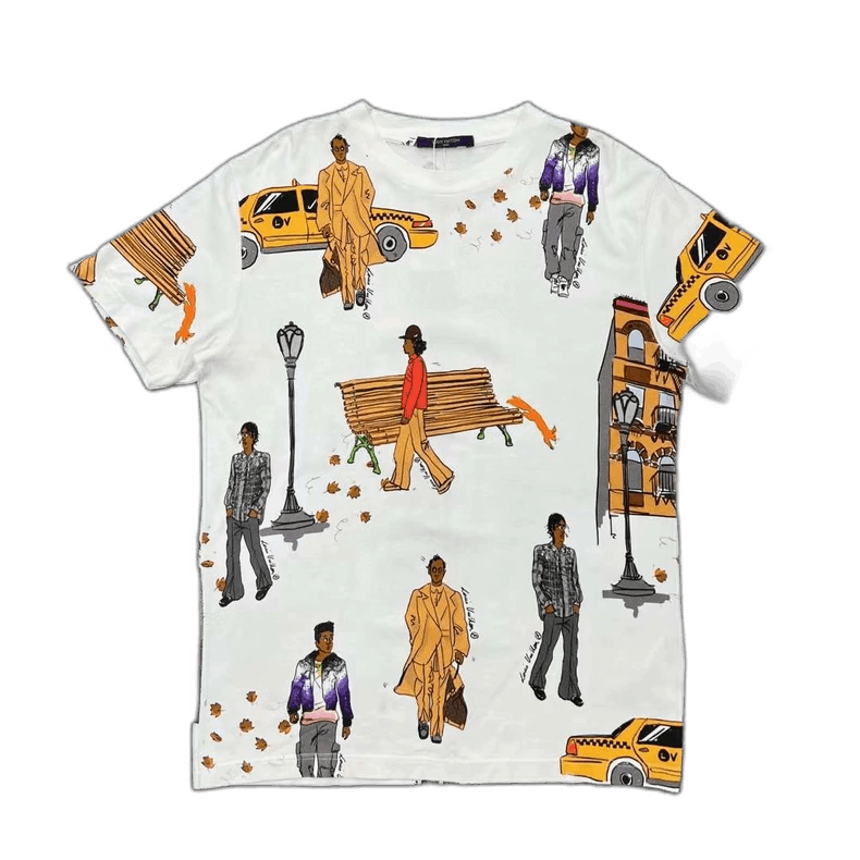 Louis Vuitton Louis Vuitton Short Sleeve Graphic TShirt-2506 Size US M / EU 48-50 / 2 - 1 Thumbnail