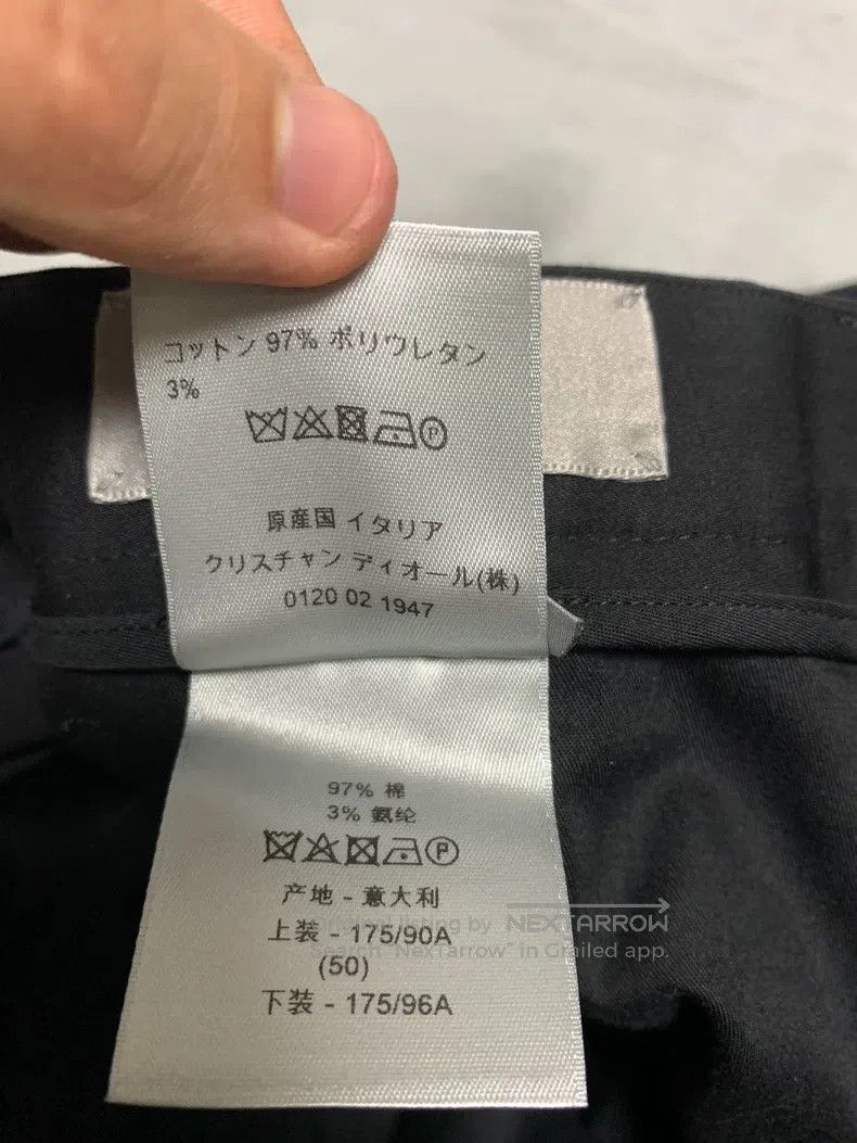 Dior Dior Black Small Bee Trousers Size US 34 / EU 50 - 4 Thumbnail
