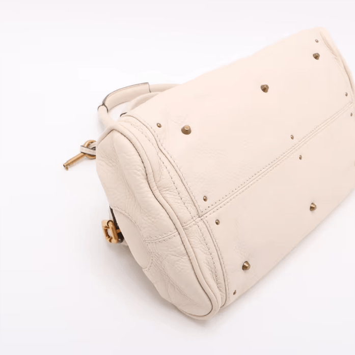 Chloe Paddington Leather Handbag Ivory Size ONE SIZE - 4 Thumbnail