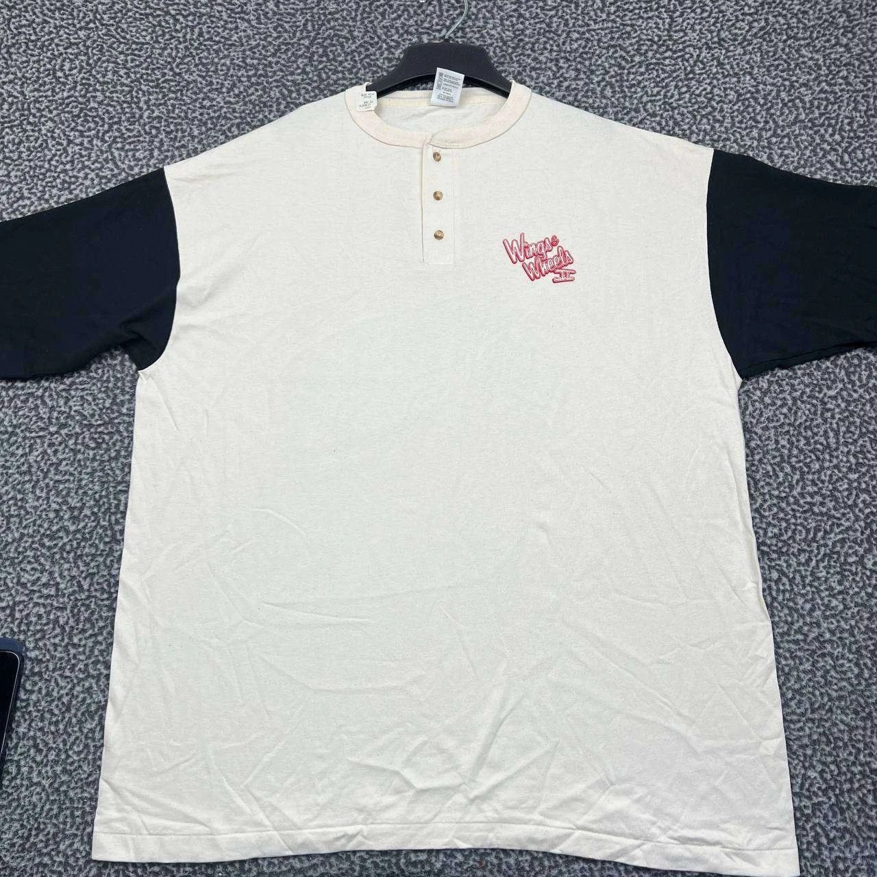Other Vintage Wings & Wheels II 2X Cotton Deluxe Henley Deadstock Size US XXL / EU 58 / 5 - 1 Thumbnail