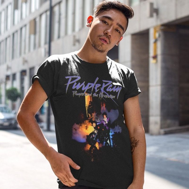 Band Tees × Prince × Vintage VINTAGE Purple Rain Prince and the Revolution T-shirt Size US L / EU 52-54 / 3 - 5 Thumbnail