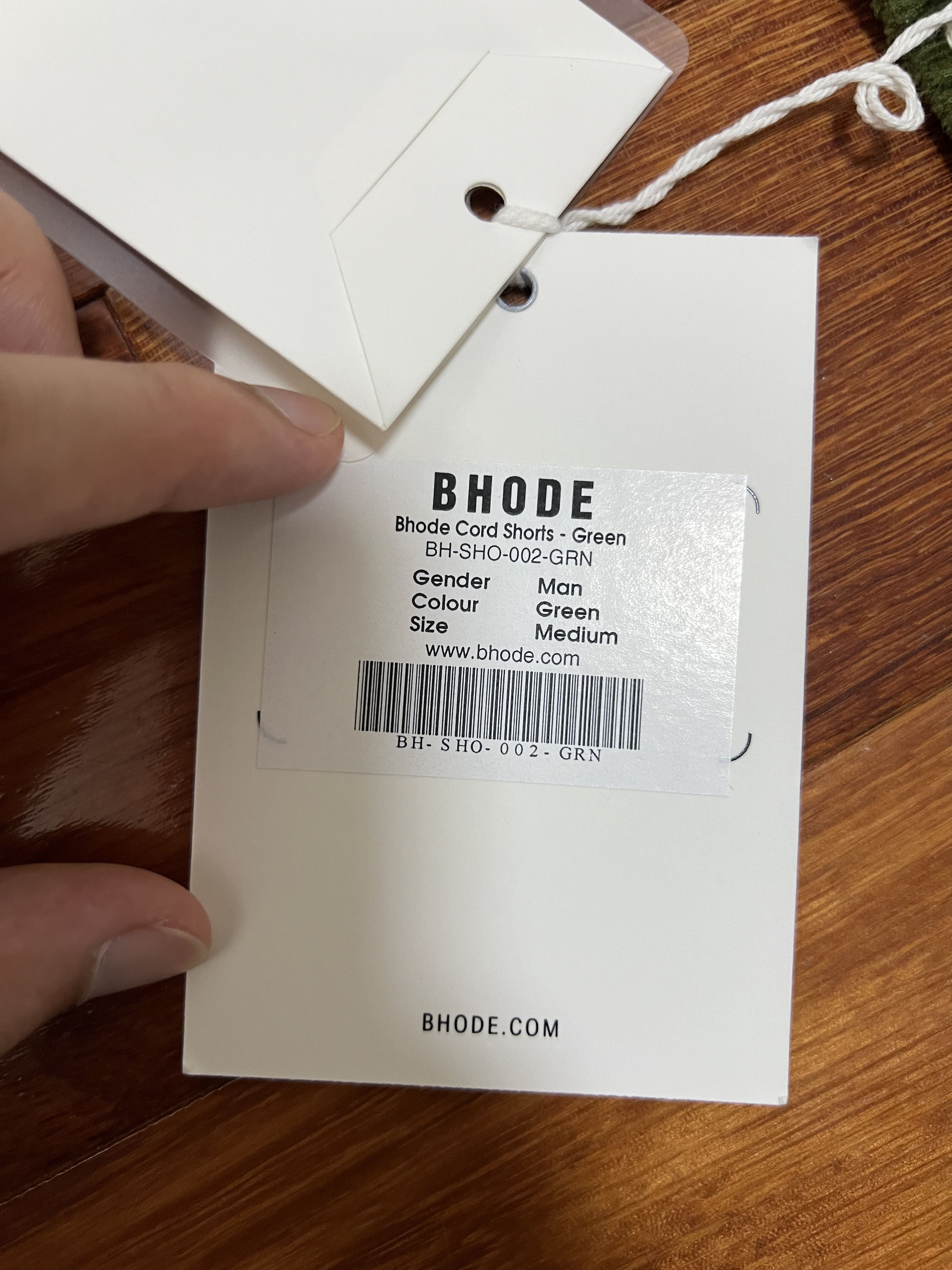 Other 💚 Bhode x Brisbane Moss Needle Corduroy Shorts Grass Green Size US 32 / EU 48 - 12 Thumbnail