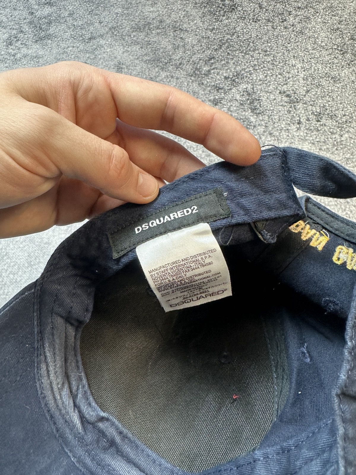 Dsquared2 Vintage Dsquared2 Cap Logo Rare Streetwear USA Casual Style Size ONE SIZE - 3 Thumbnail