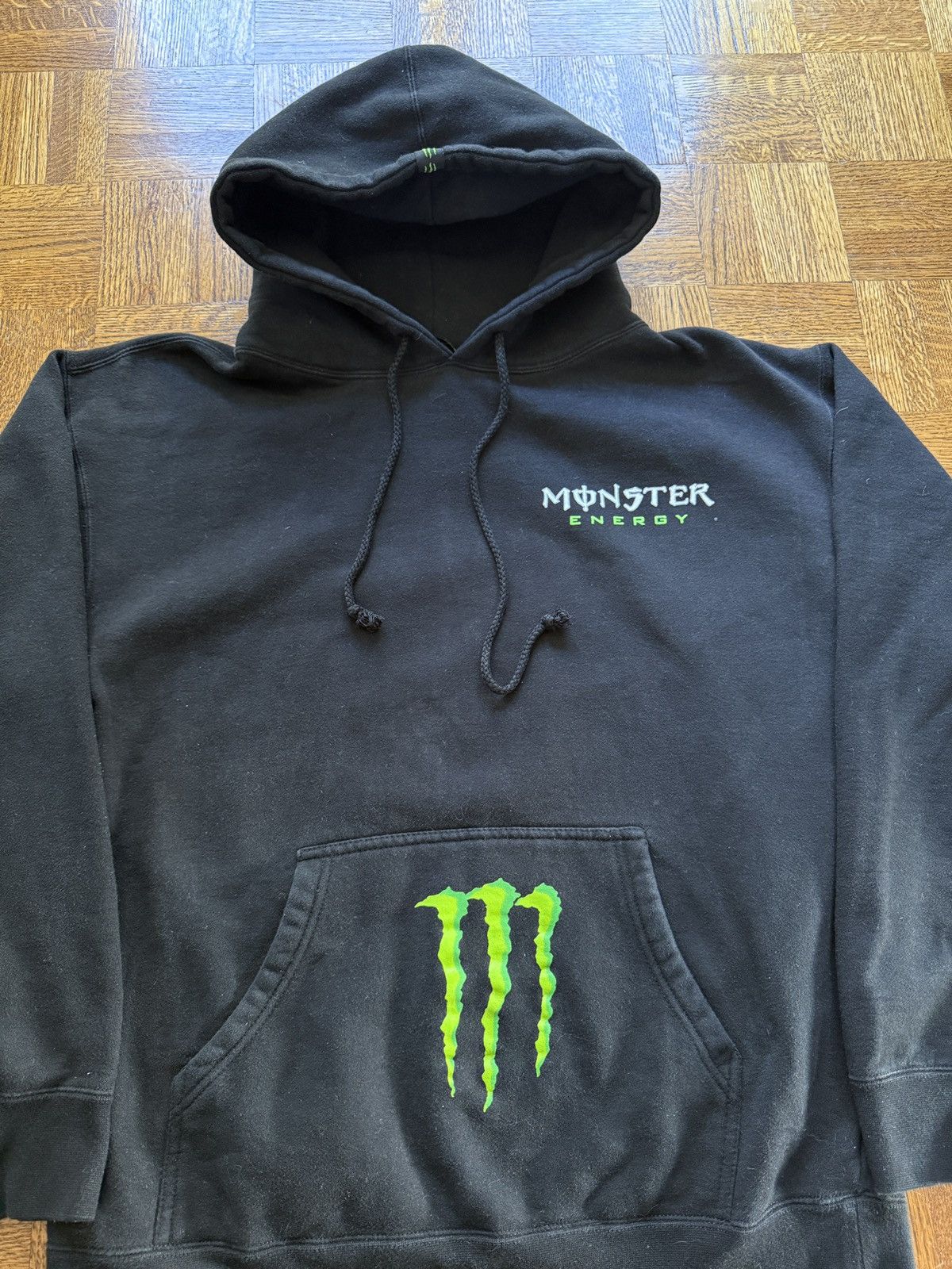 Vintage Vintage Monster Energy Graphic Hooded Sweatshirt Hoodie Size US L / EU 52-54 / 3 - 3 Thumbnail